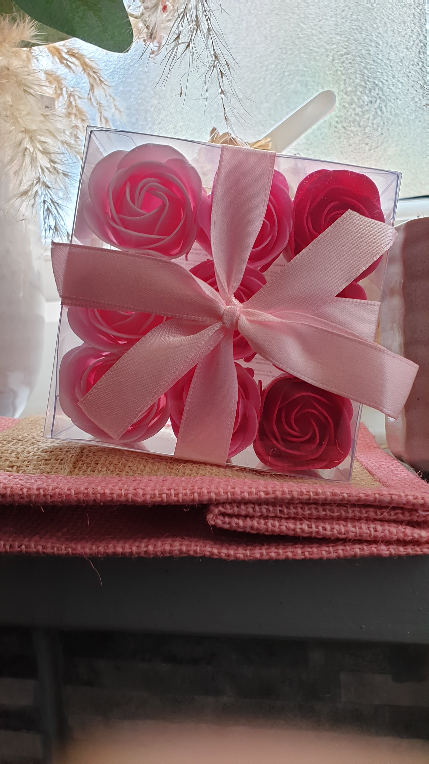 9 SOAP FLOWERS ROSES SKIN CARE