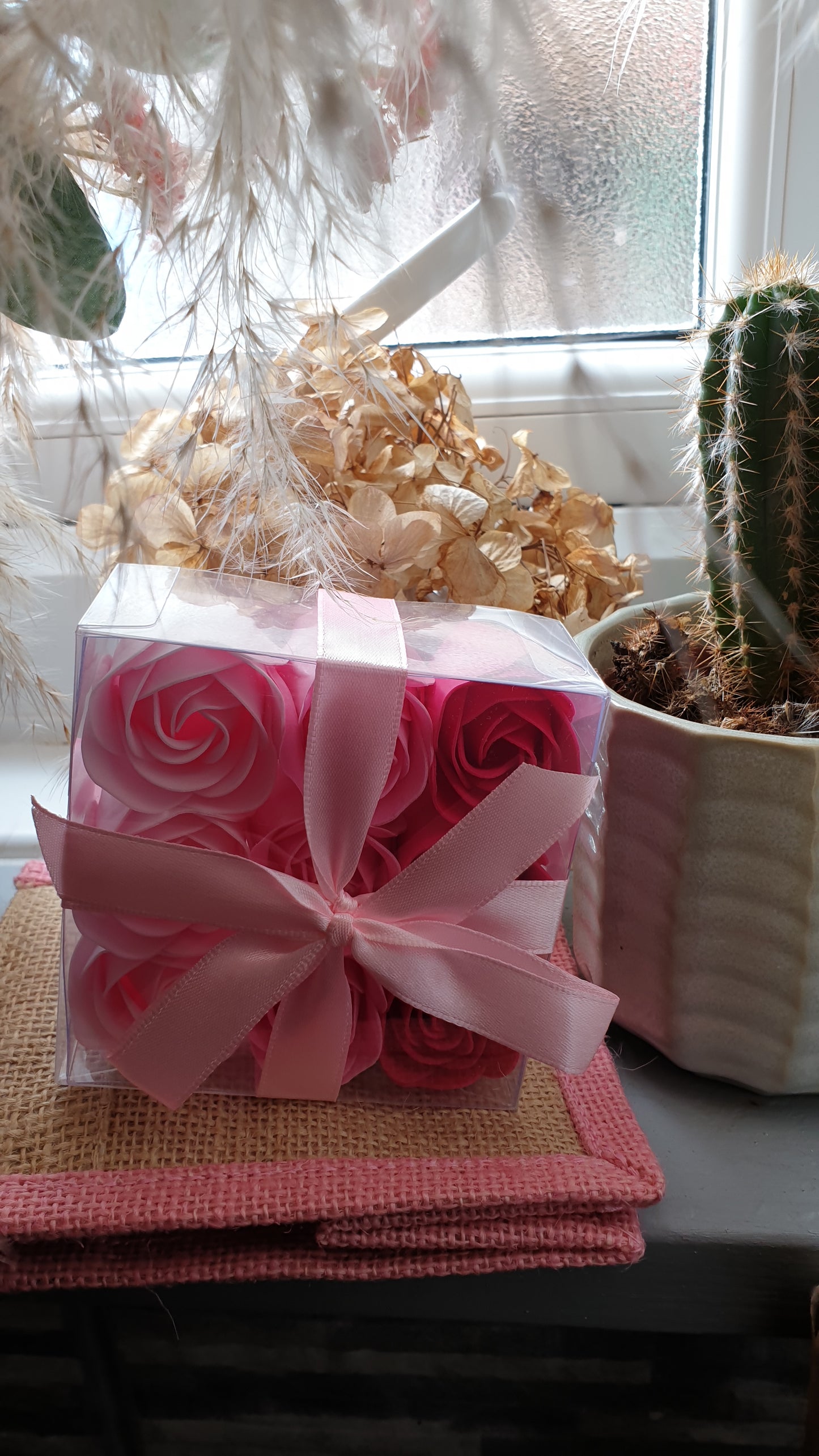 9 SOAP FLOWERS ROSES SKIN CARE