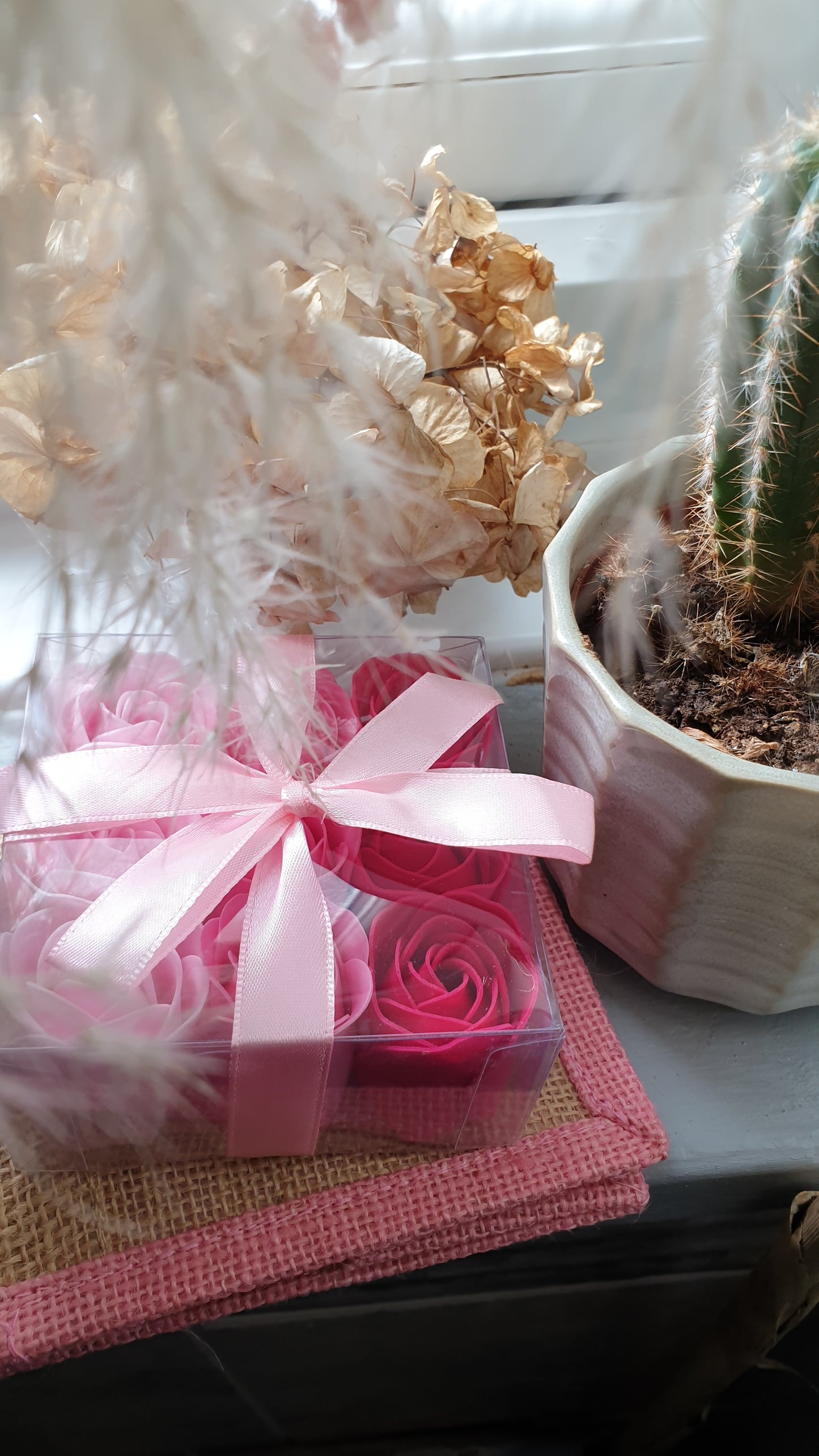 9 SOAP FLOWERS ROSES SKIN CARE