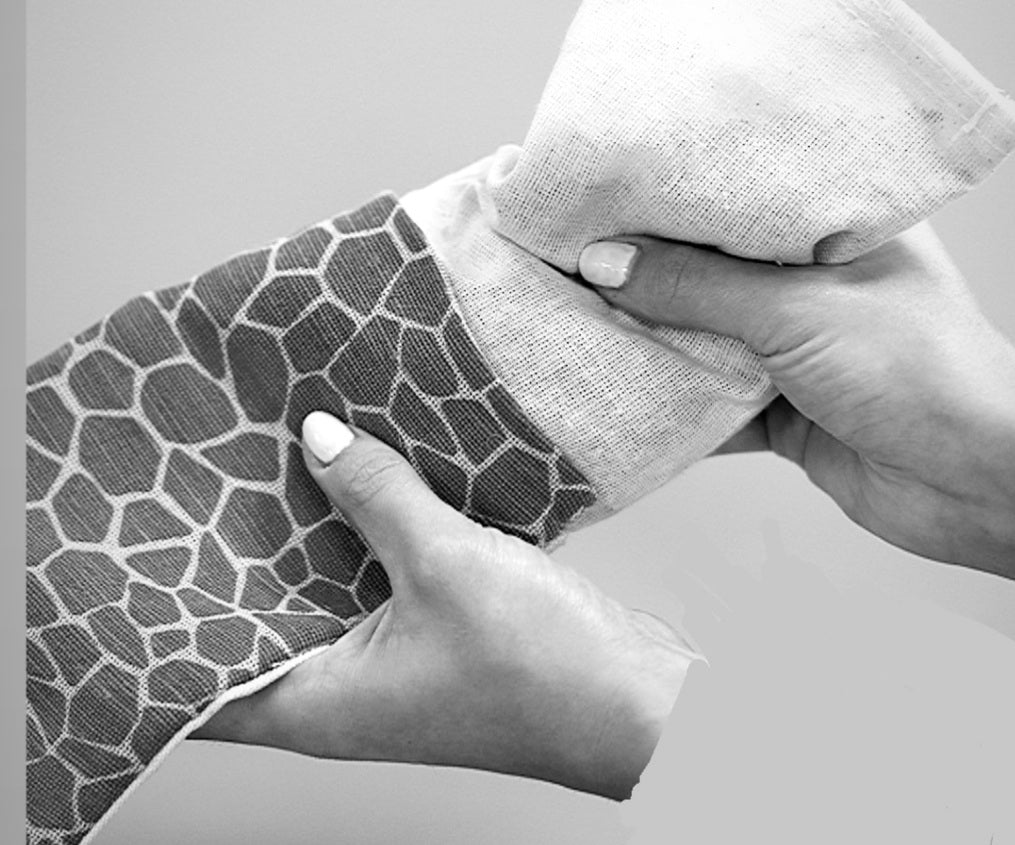 Leopard Natural Cotton and Juco Eye Pillow