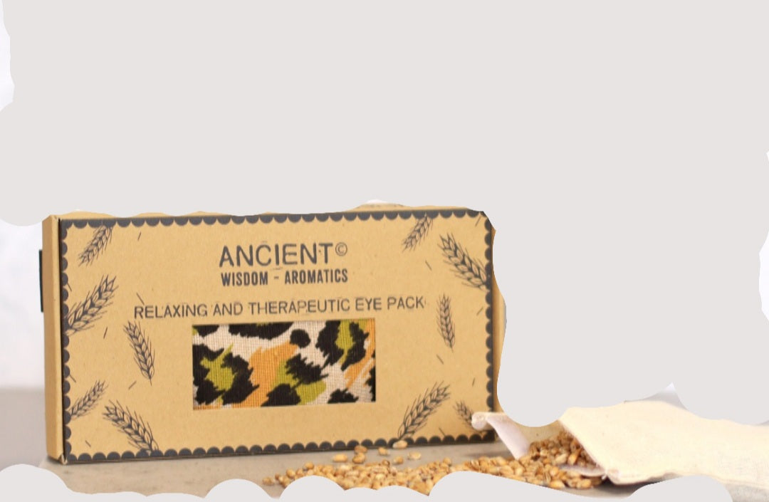 Leopard Natural Cotton and Juco Eye Pillow