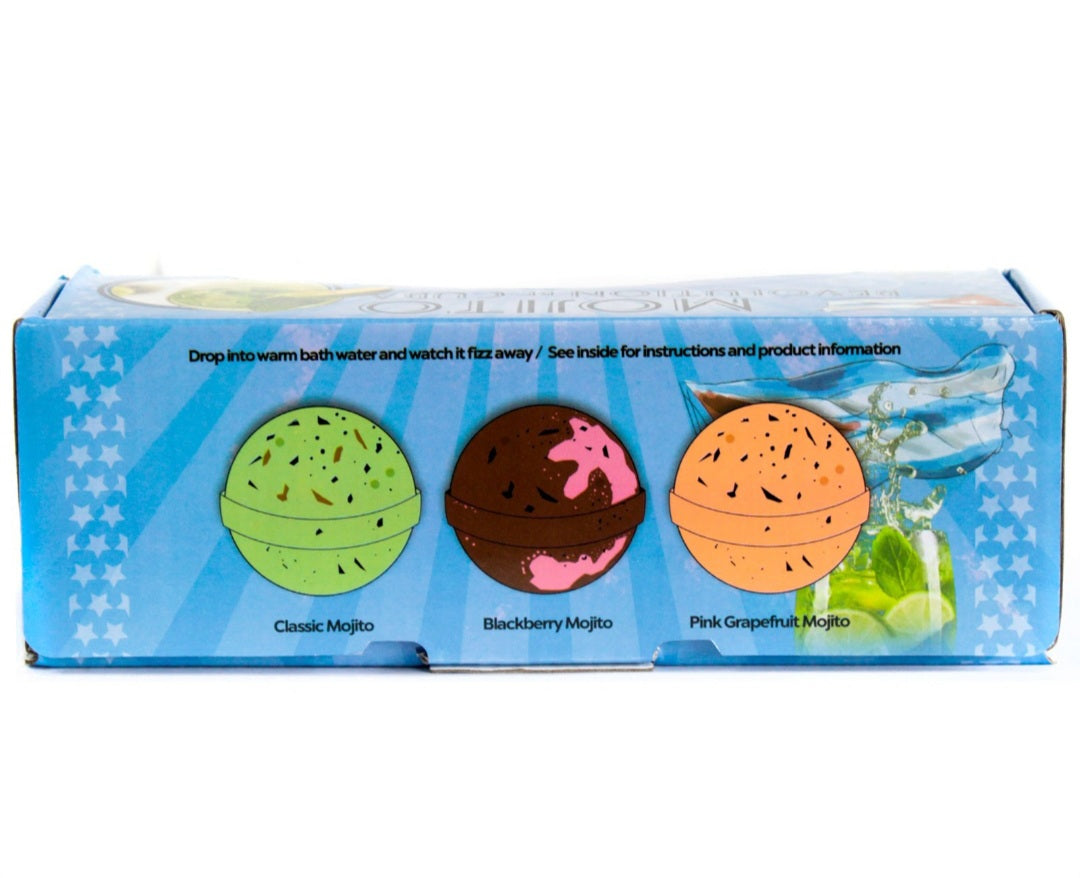 X3 MOJITO BATH FIZZ SKINCARE 2 CHOICES