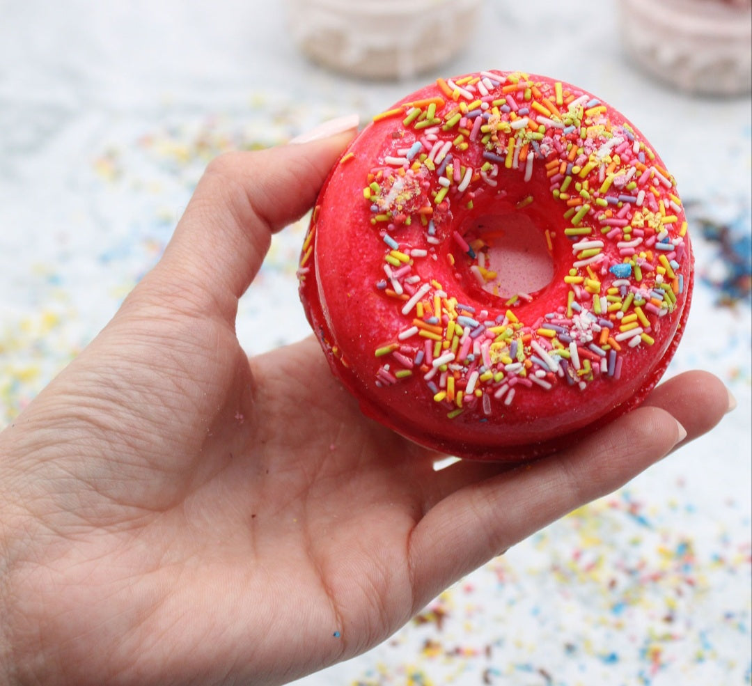 Toffee & Caramel Bath Donuts CHOICE OF 7