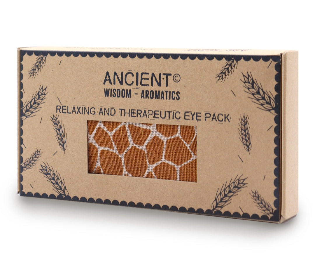 Leopard Natural Cotton and Juco Eye Pillow