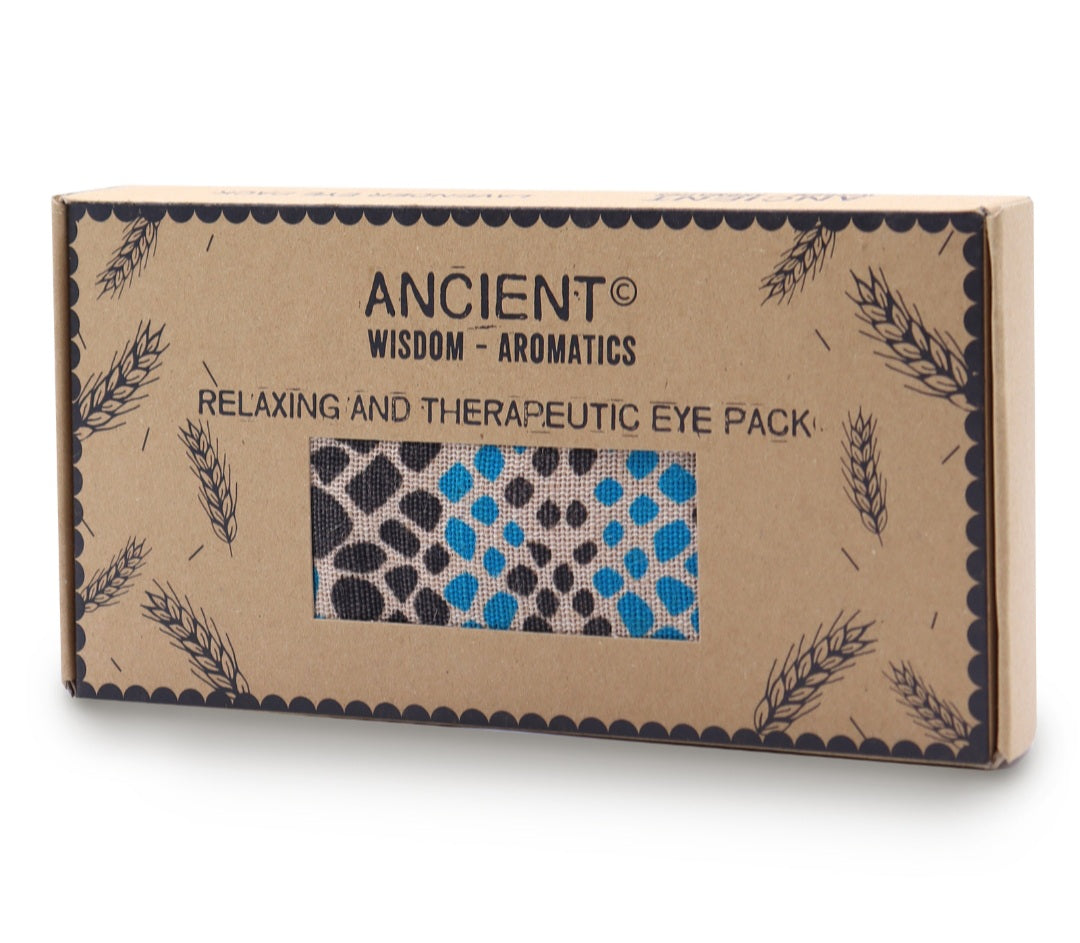 Leopard Natural Cotton and Juco Eye Pillow