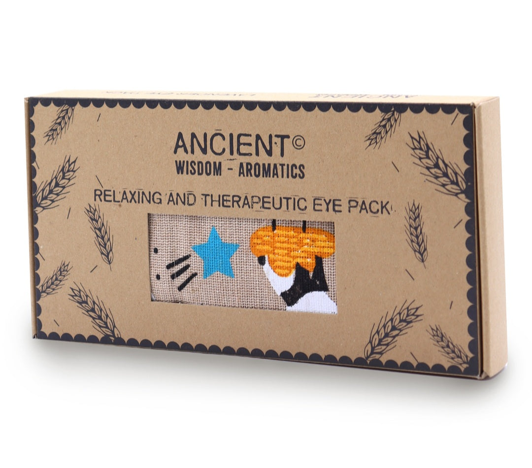 Leopard Natural Cotton and Juco Eye Pillow