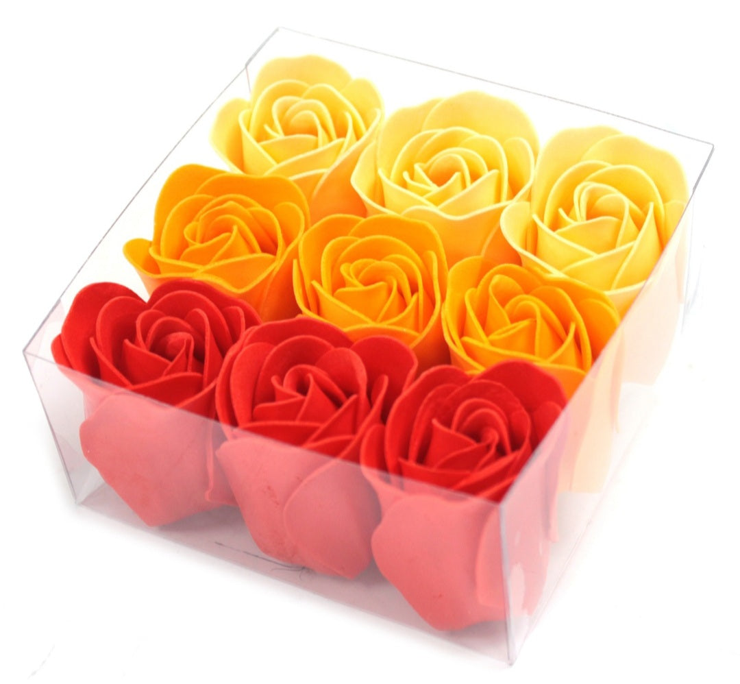 9 SOAP FLOWERS ROSES SKIN CARE