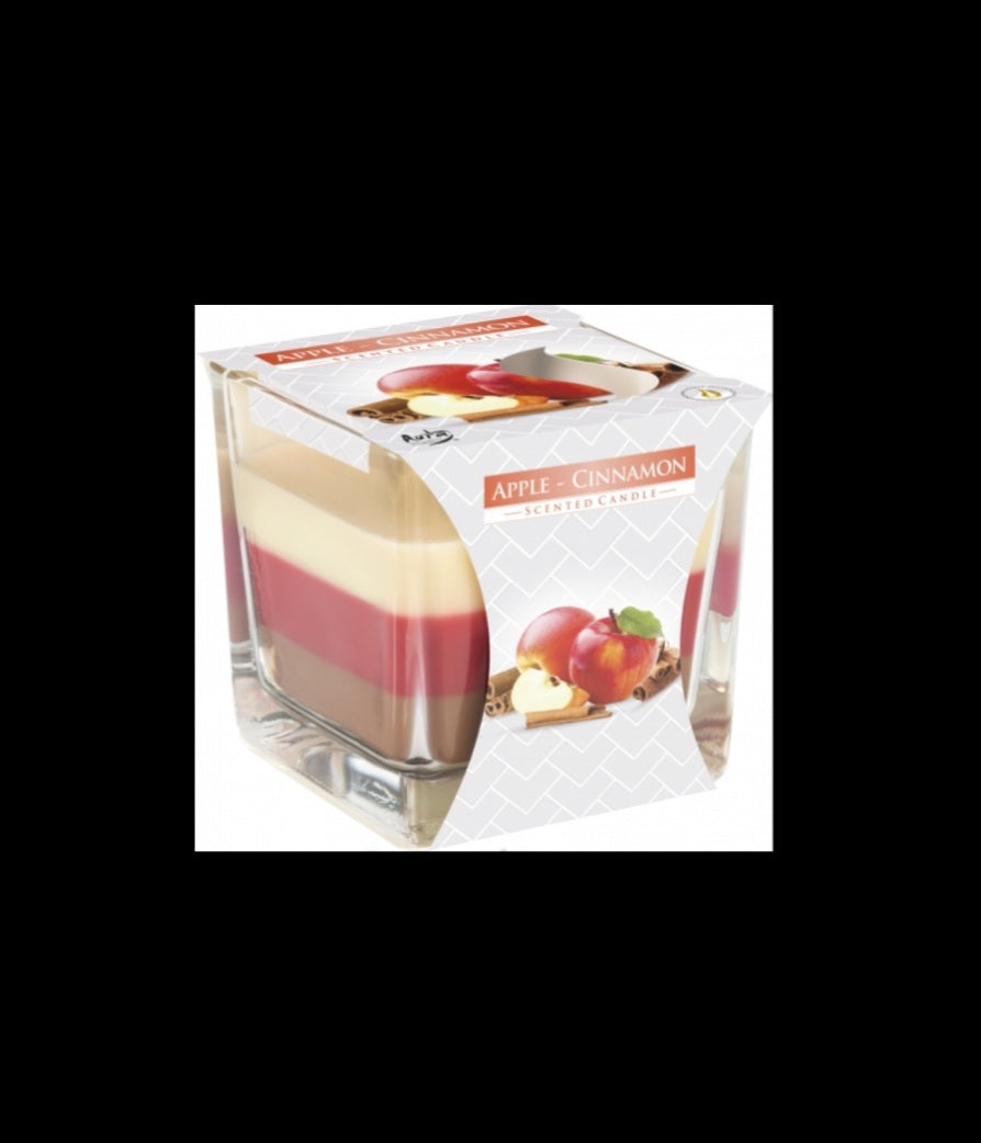 AURA APPLE AND CINNAMON SCENTED CANDLE