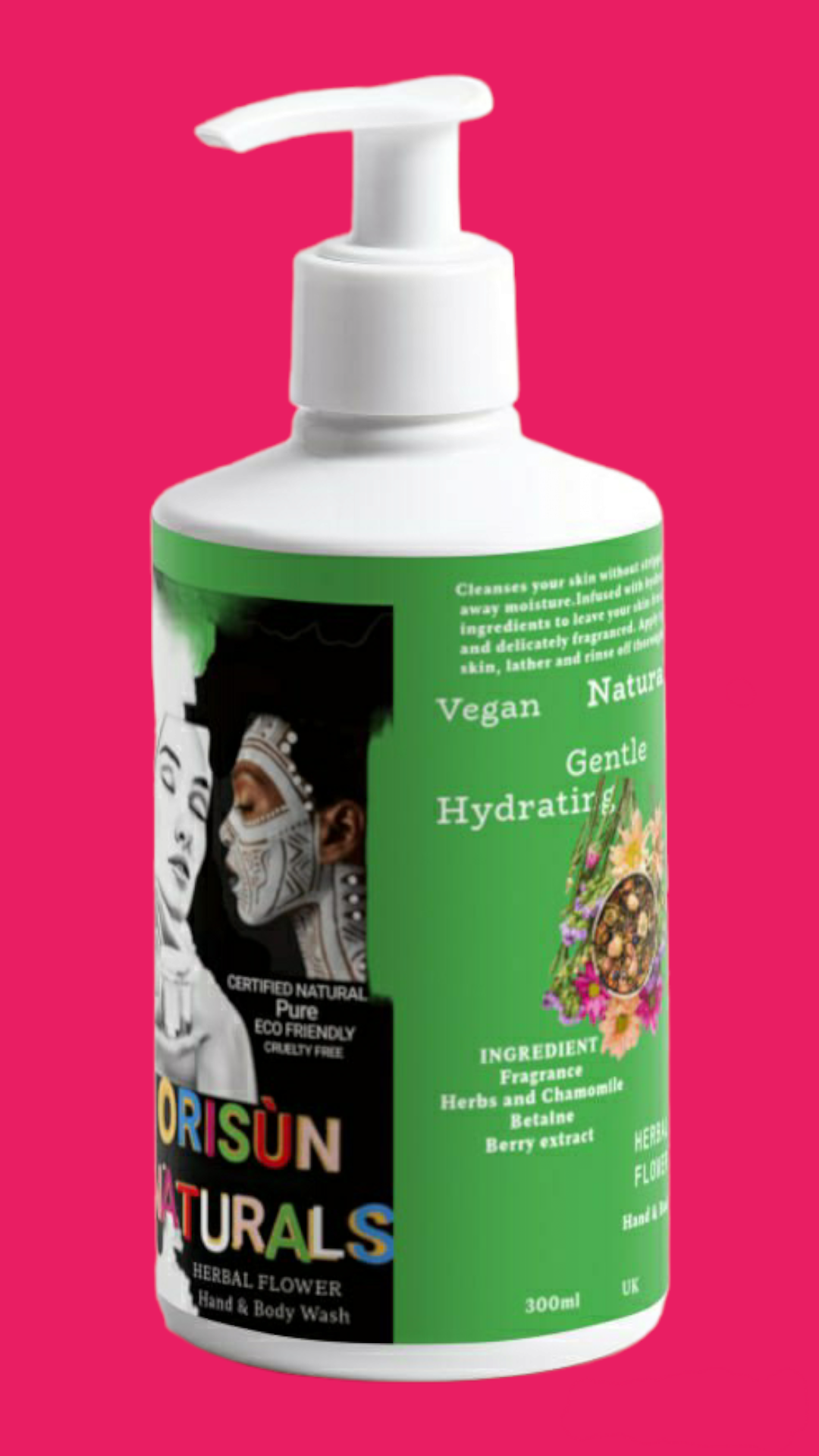 LUXURY HERBAL FLOWER HAND AND BODY WASH 300ml