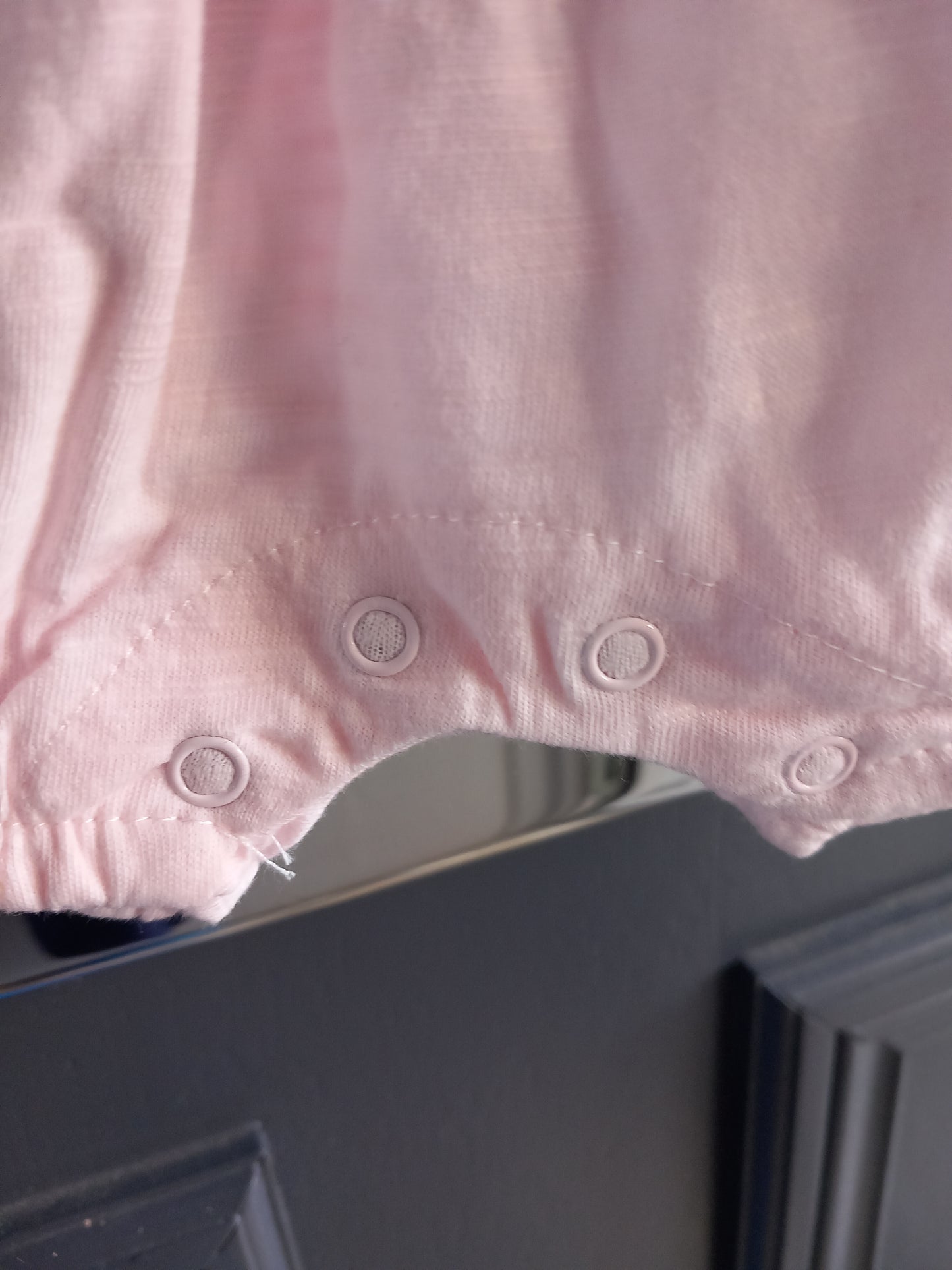 6-9 MTHS BABY PINK DESIGNER ROMPER SET KIDS
