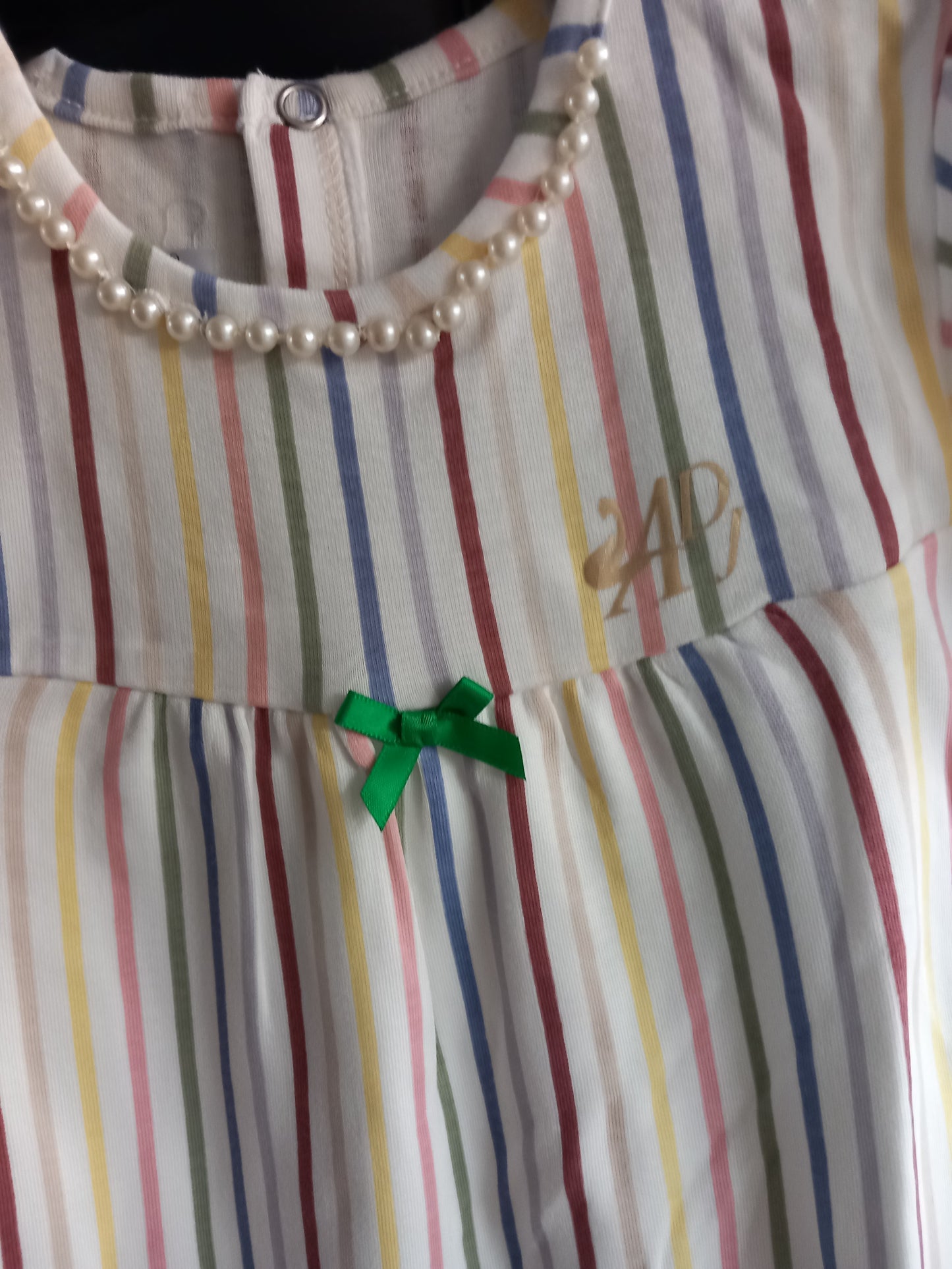 12 MTHS BABY STRIPED BEACH DESIGNER SUIT