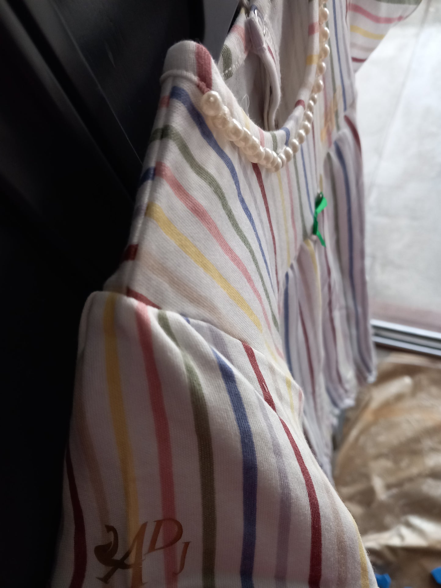12 MTHS BABY STRIPED BEACH DESIGNER SUIT