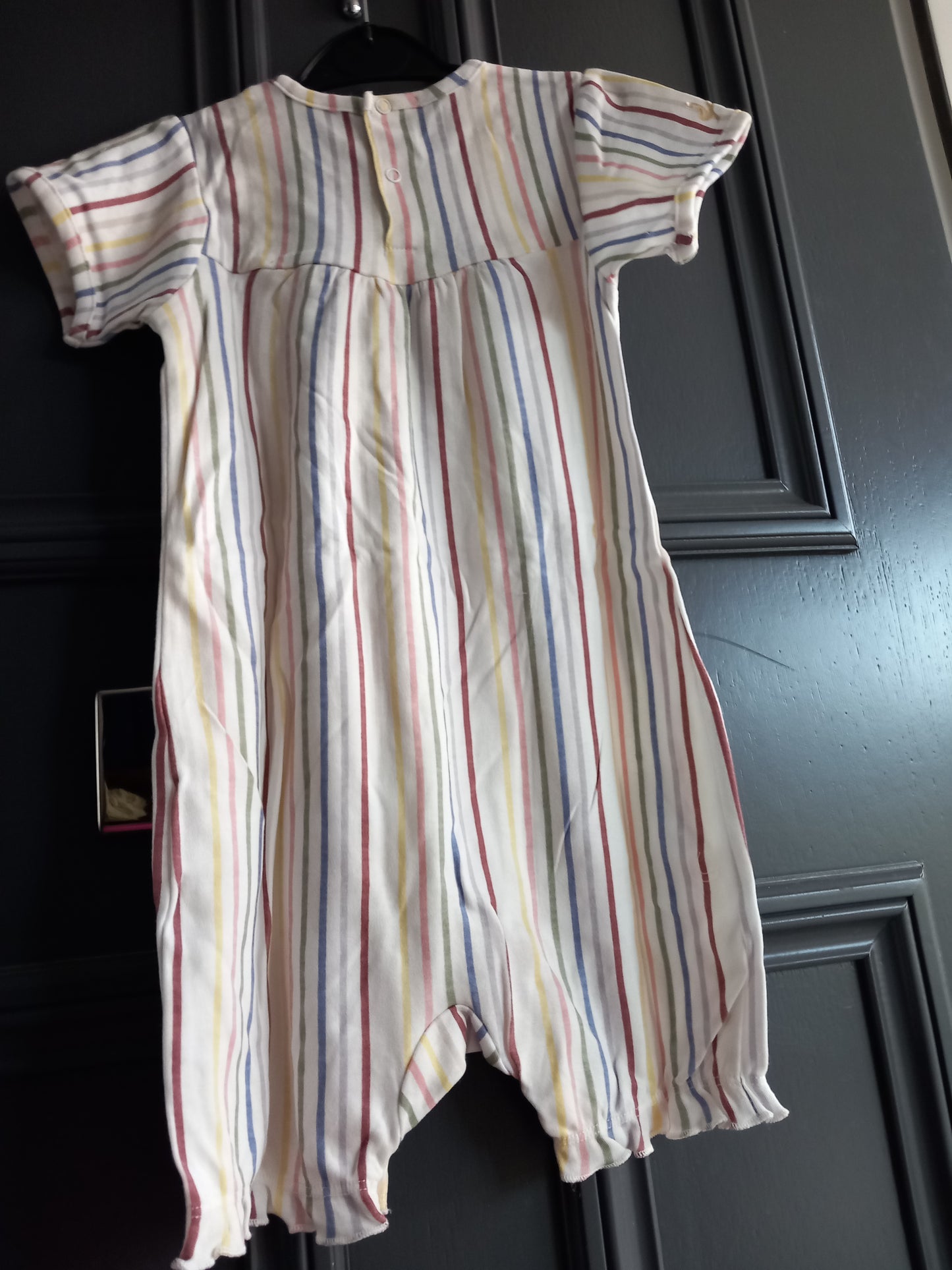 12 MTHS BABY STRIPED BEACH DESIGNER SUIT