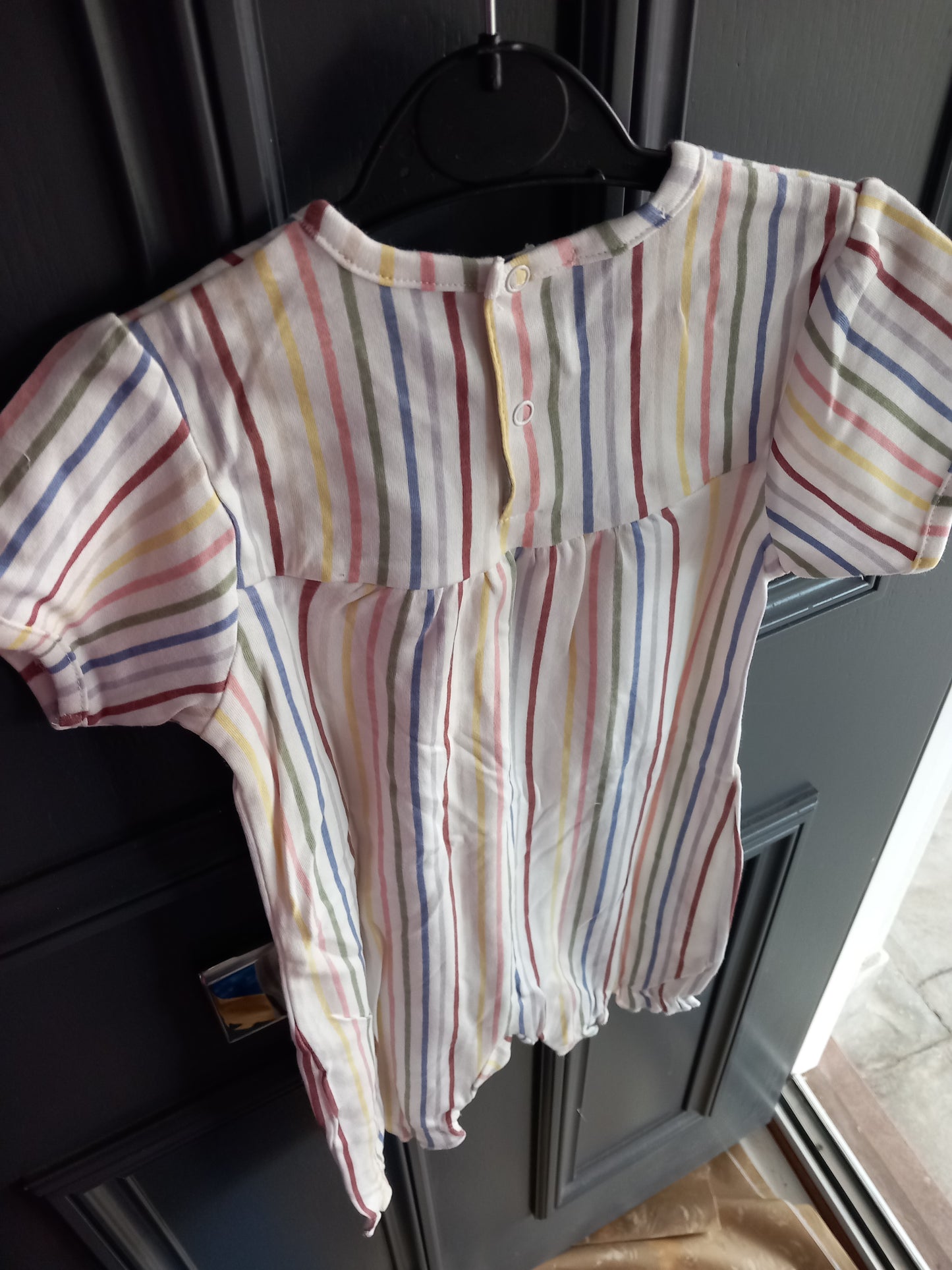 12 MTHS BABY STRIPED BEACH DESIGNER SUIT