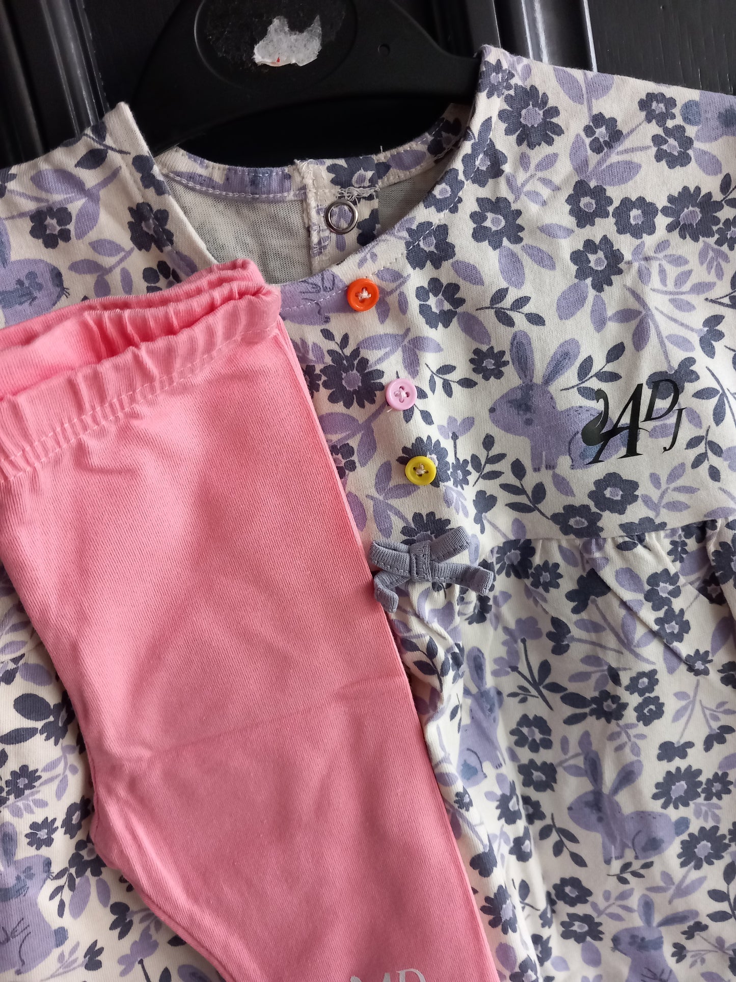 BABY NAVY FLORAL DESIGNER SET