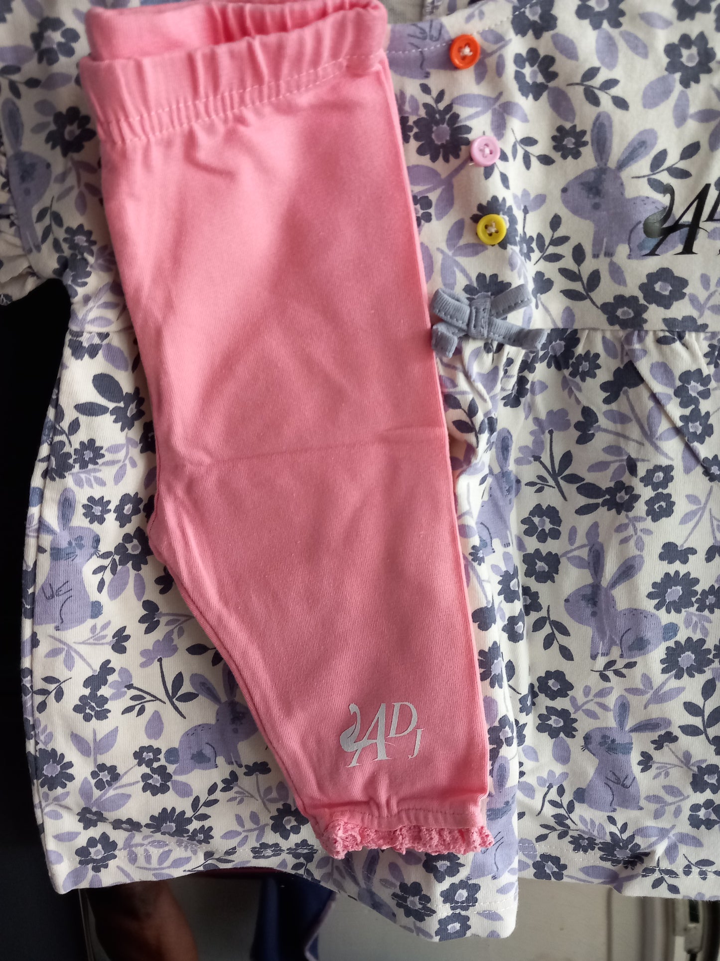 BABY NAVY FLORAL DESIGNER SET