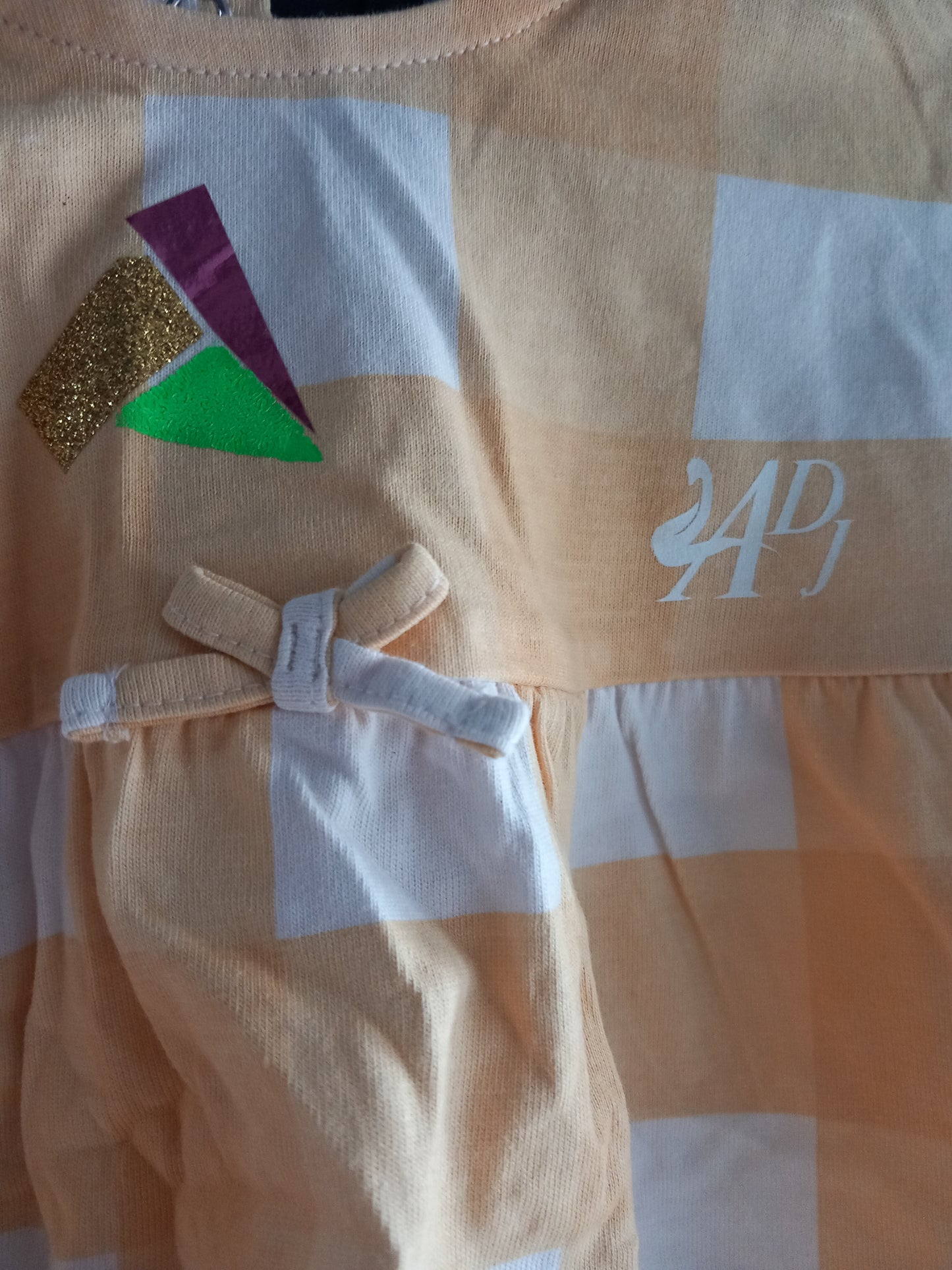 0-3 MTHS BABY YELLOW CHECKED DESIGNER SET 2 CHOICES TO CHOOSE FROM