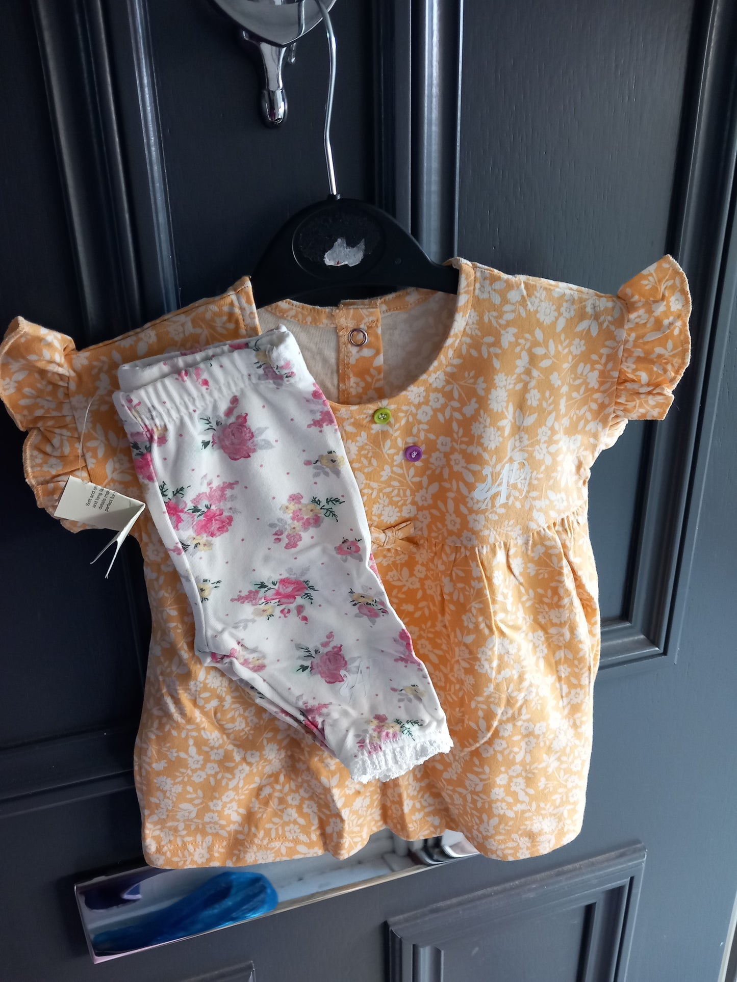0-3 MTHS BABY YELLOW CHECKED DESIGNER SET 2 CHOICES TO CHOOSE FROM