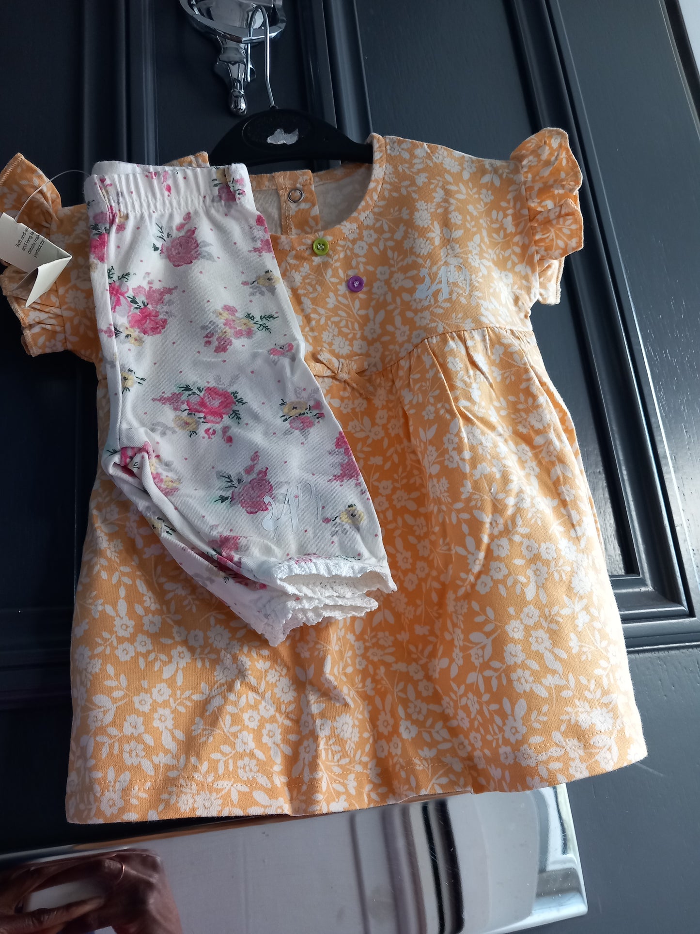 0-3 MTHS BABY YELLOW CHECKED DESIGNER SET 2 CHOICES TO CHOOSE FROM