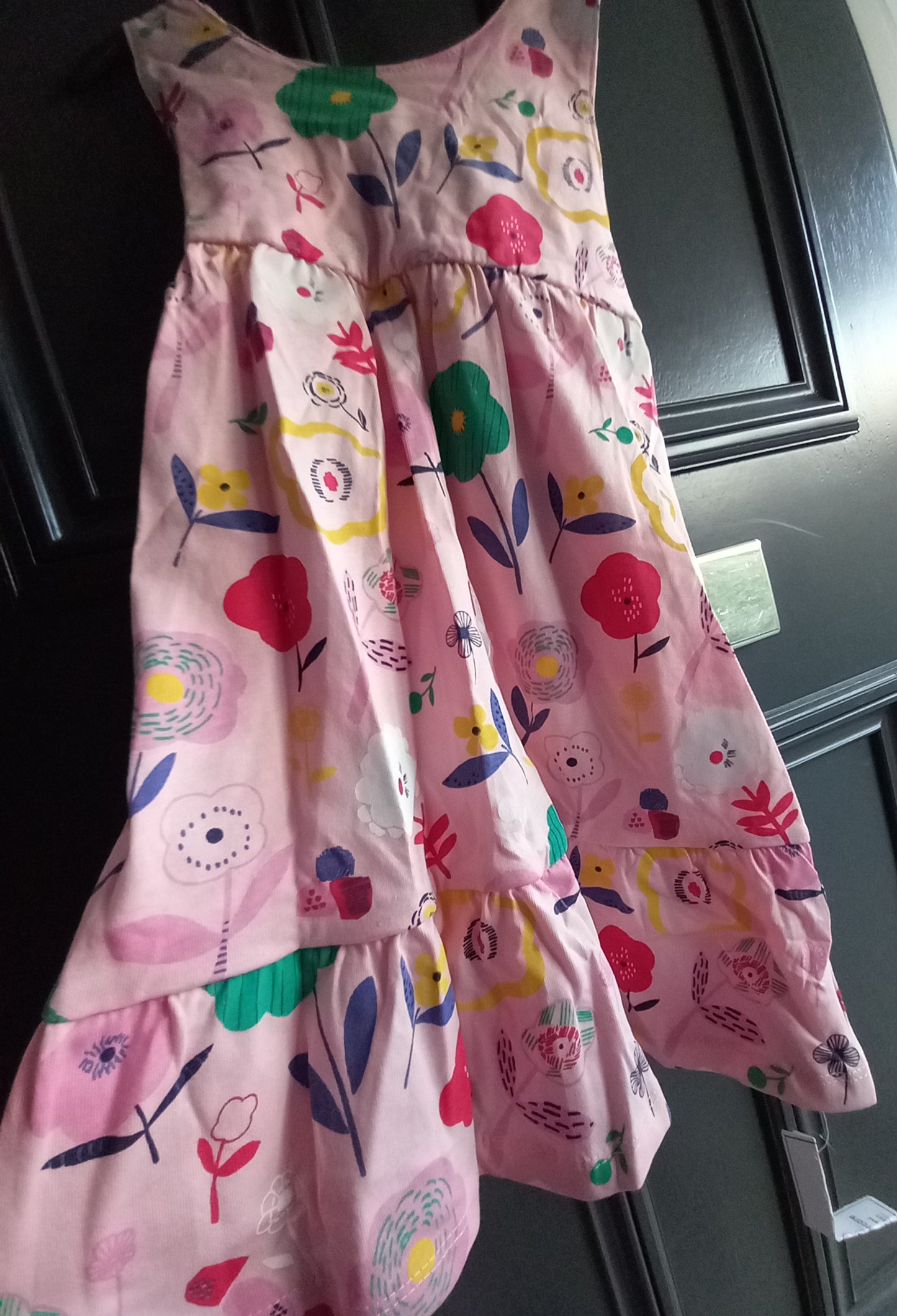 BABY PINK FLORAL DAY DRESS