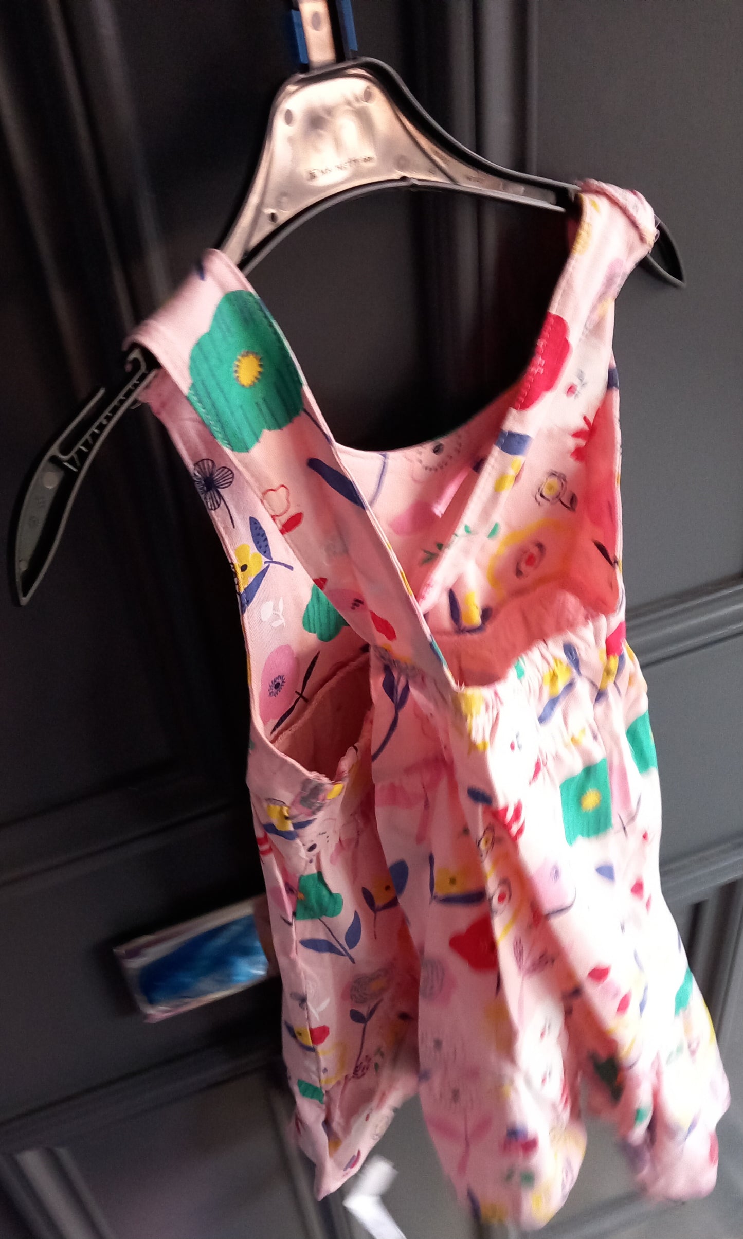 BABY PINK FLORAL DAY DRESS