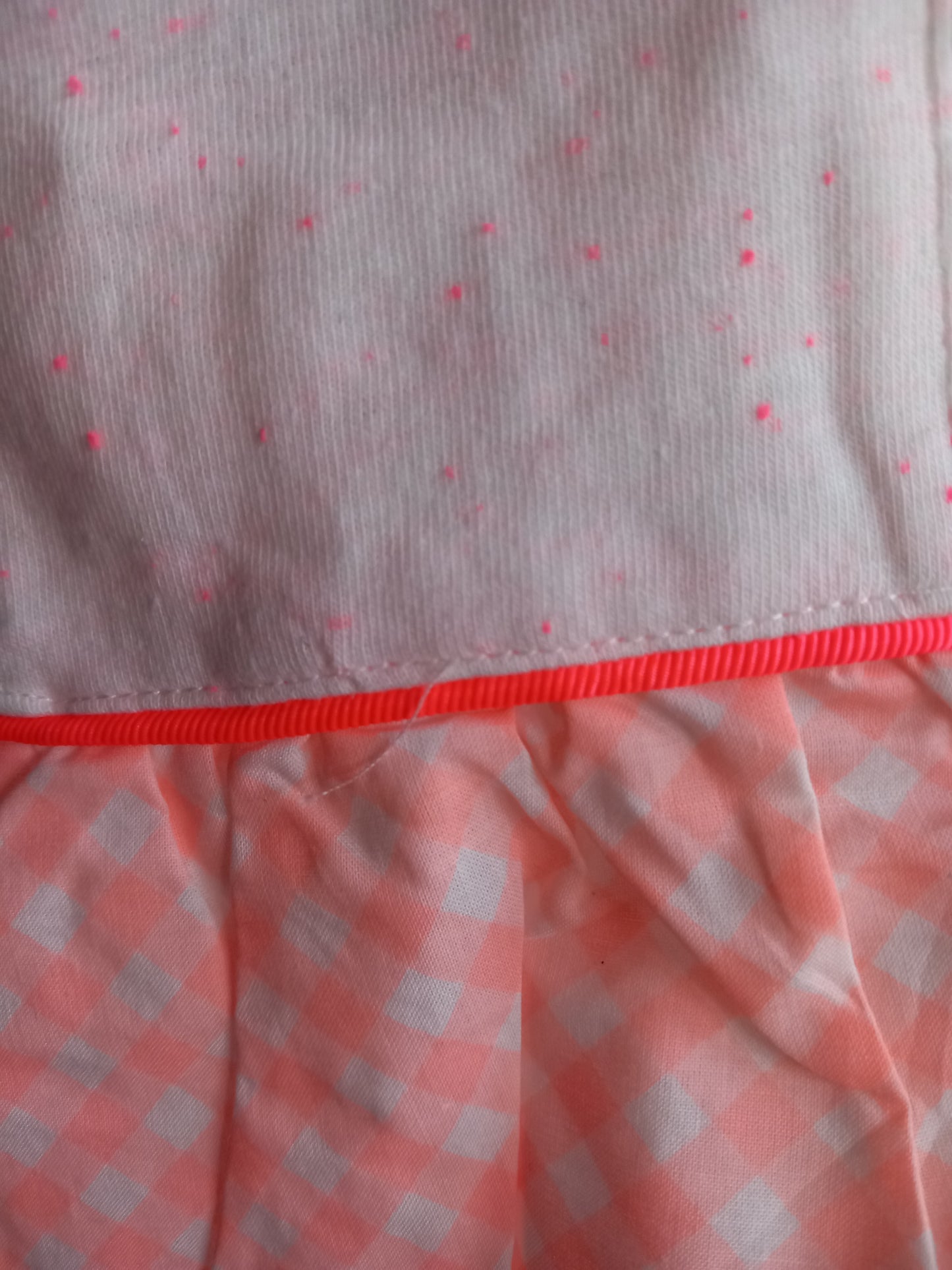 BABY WHITE AND PINK OUTFIT SET