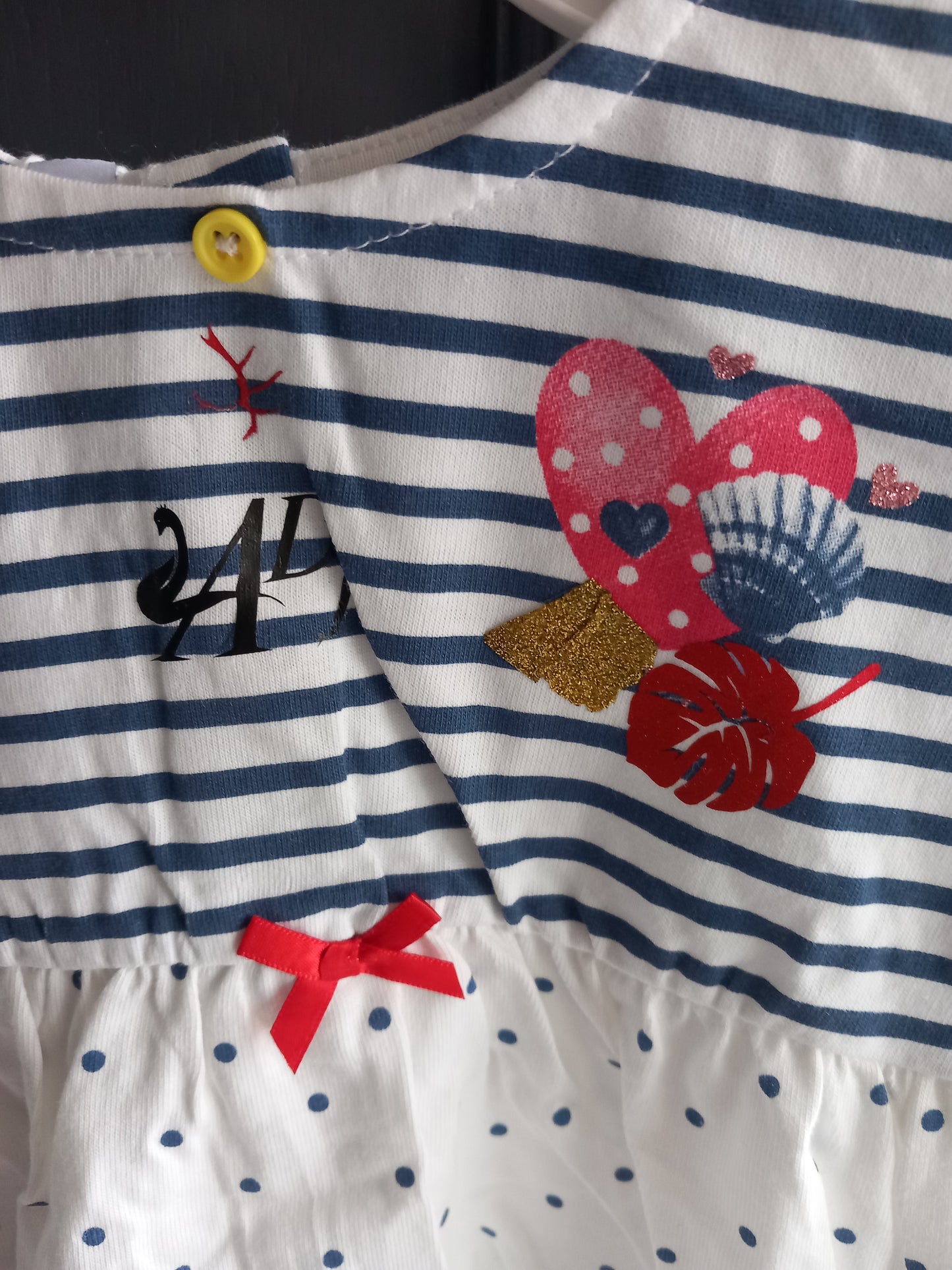 BABY STRIPED NAUTICAL DRESS