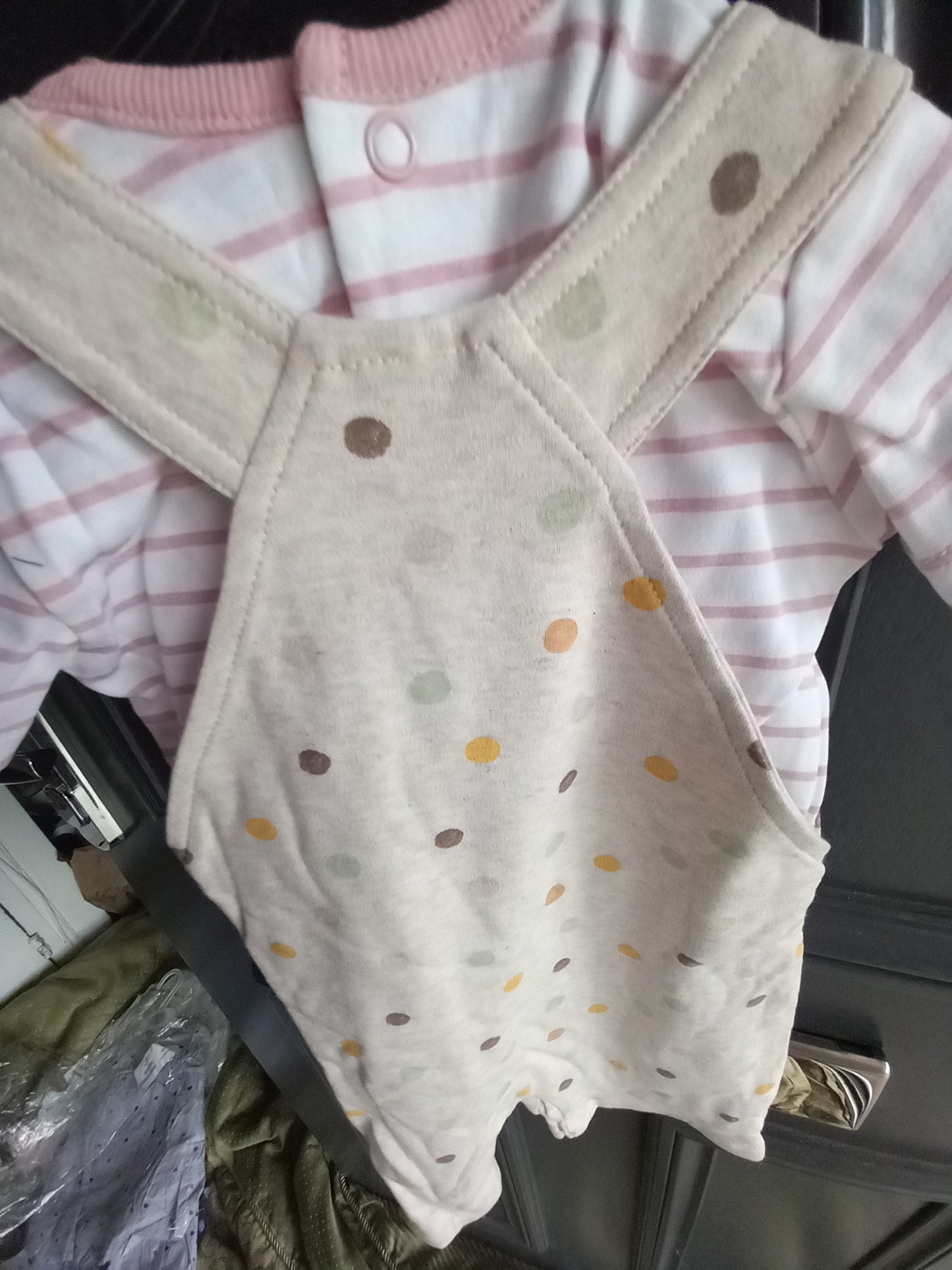 BABY TEDDY AND MUMMY TEDDY DUNGAREES