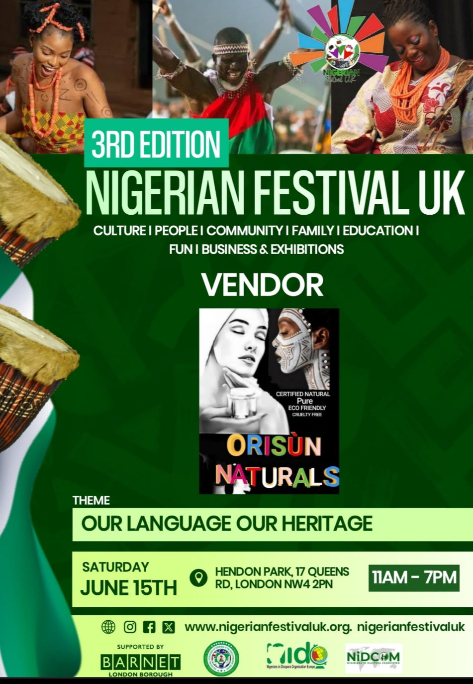 NIGERIAN FESTIVAL RAW FRAGRANCE OIL 50ml perfume. EAU DE PARFUM