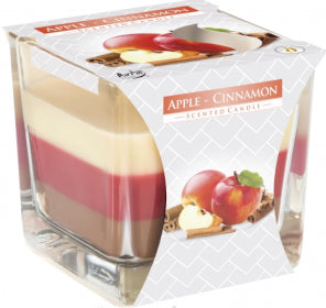 AURA APPLE AND CINNAMON SCENTED CANDLE