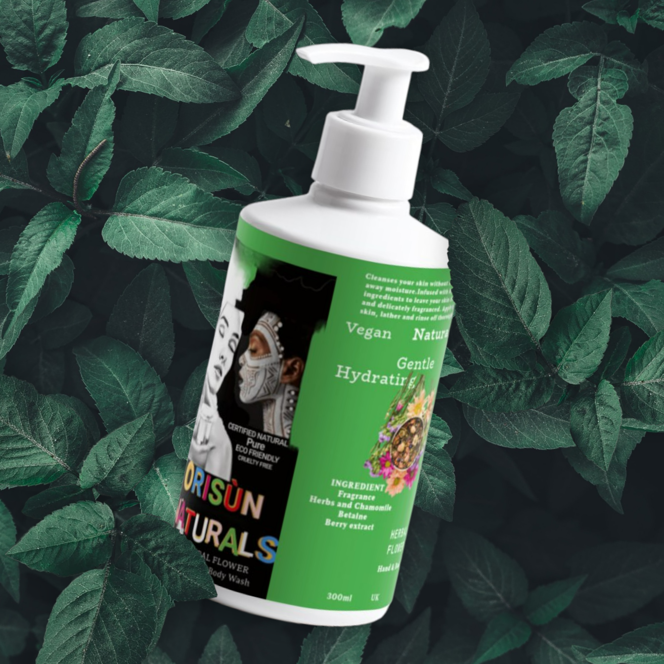 LUXURY HERBAL FLOWER HAND AND BODY WASH 300ml