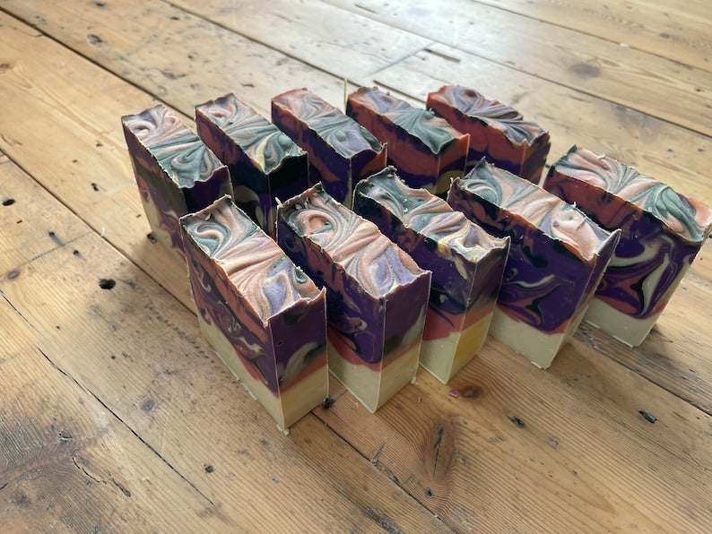 Black Raspberry Vanilla Cold Process Soap Loave / Bar