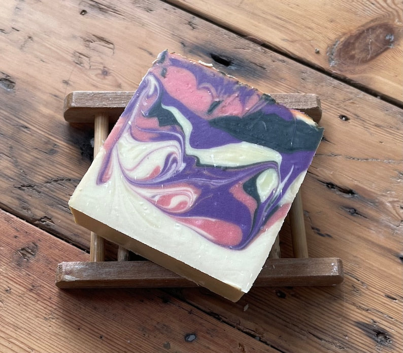 Black Raspberry Vanilla Cold Process Soap Loave / Bar