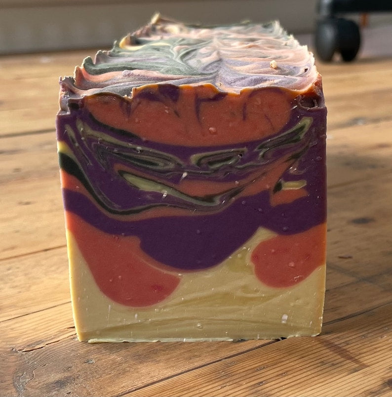 Black Raspberry Vanilla Cold Process Soap Loave / Bar