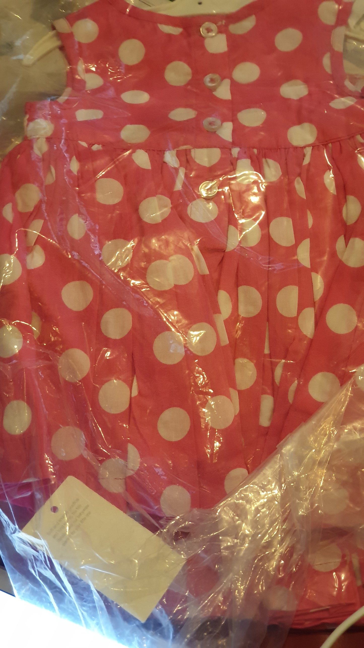 POLKA DOT PRINT DRESS KIDS