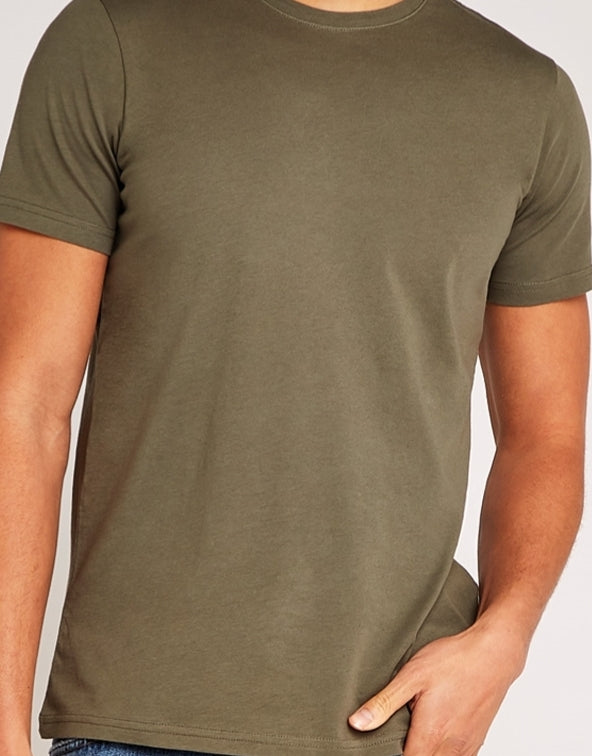 100% ORGANIC COTTON T SHIRT PLAIN BACK