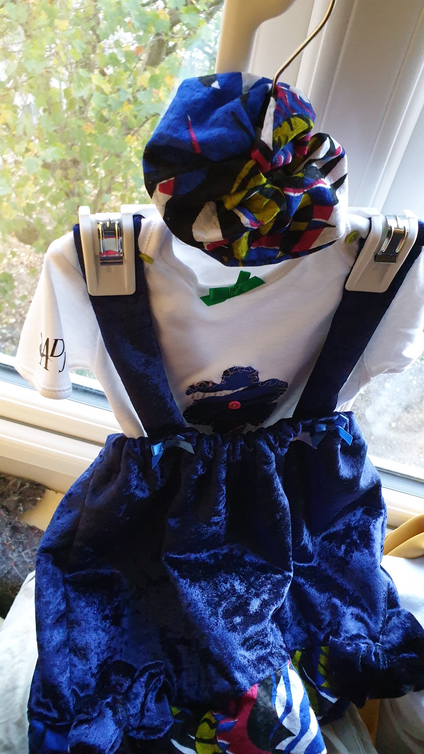 ANKARA LOVELY KIDS 2 PCS SKIRT AND BODYSUIT