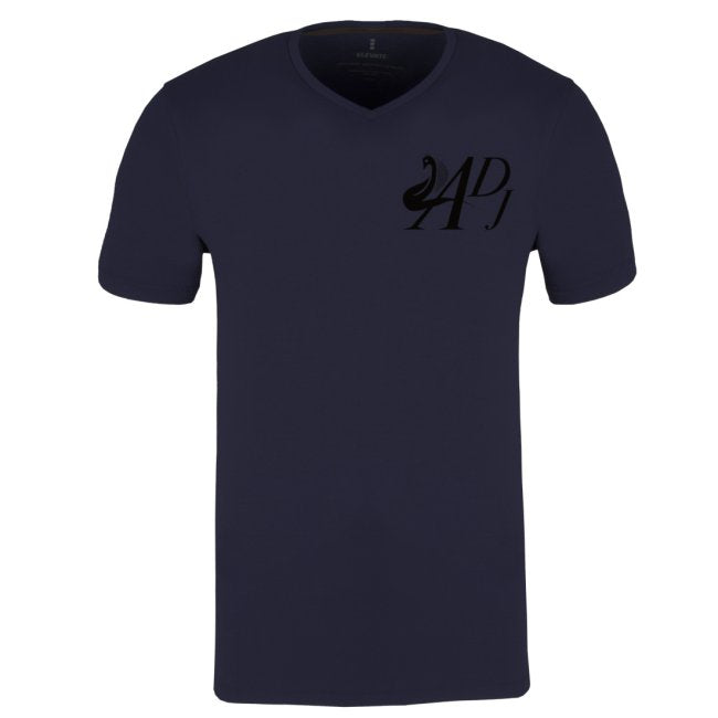 NAVY SHORT SLEEVE V-NECK T-SHIRT