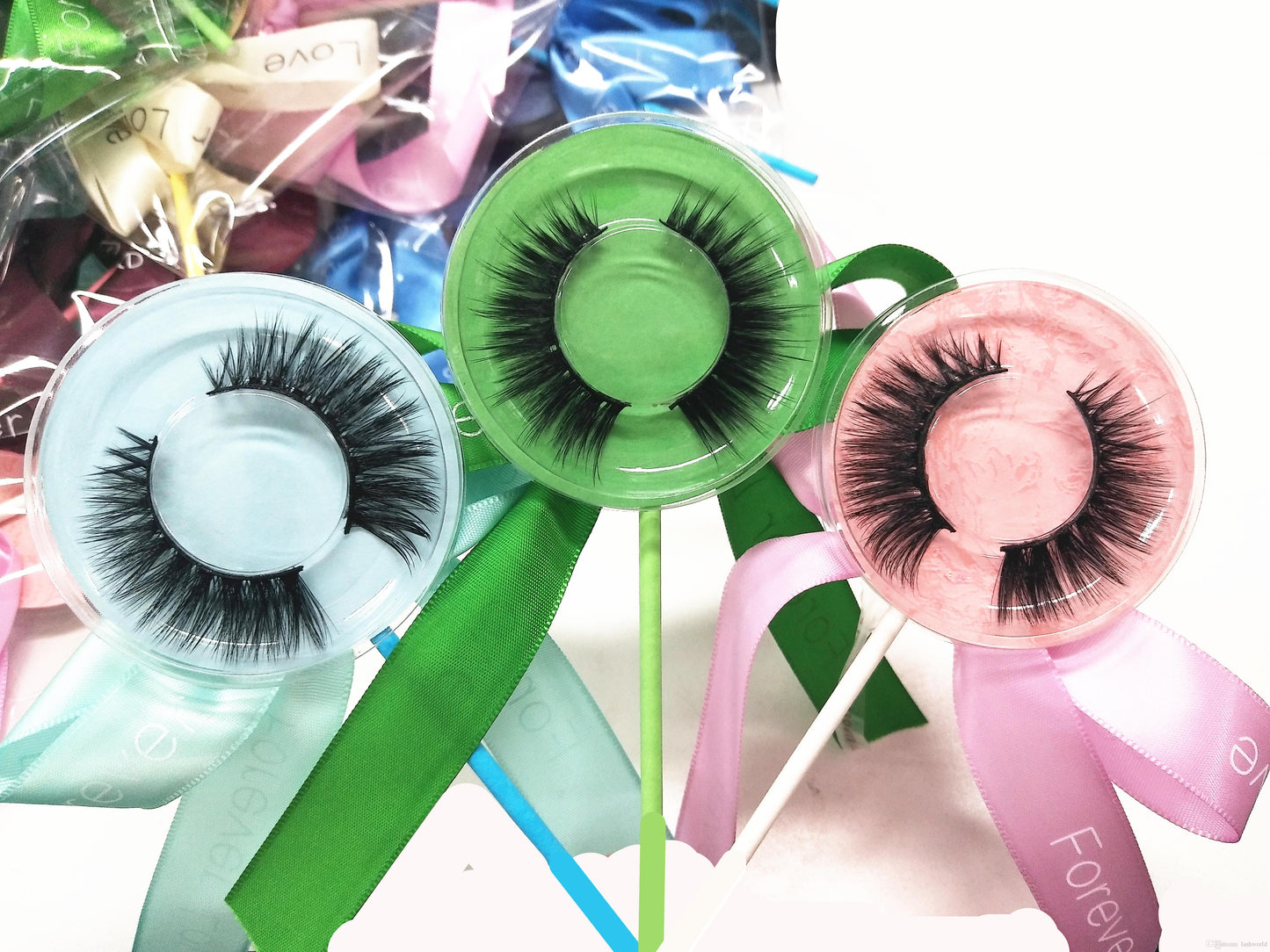 EYE CANDY LASHES 3D Mink Lollipop Eyelashes Thick Natural Soft Synthetic False Eyelashes Mink 3D HAIR false eyelash thick fake eyelashes