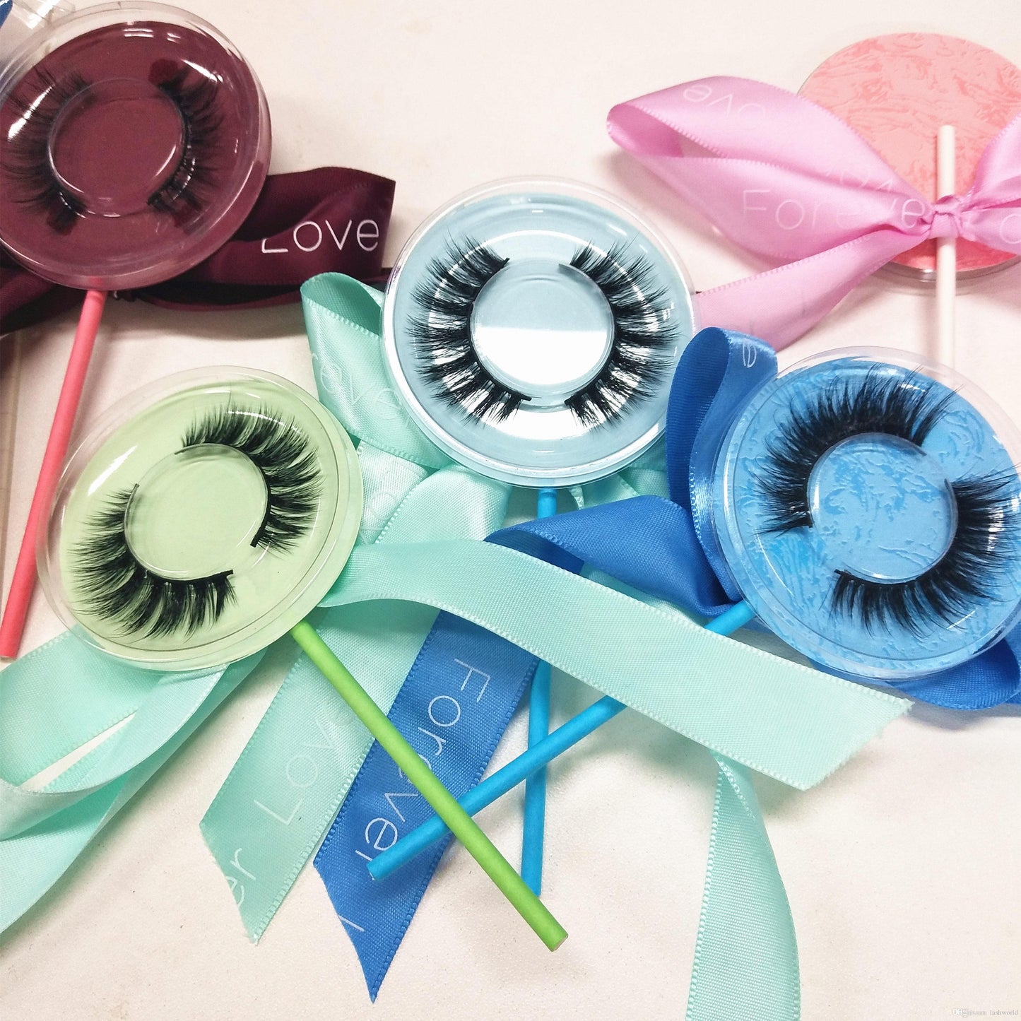 EYE CANDY LASHES 3D Mink Lollipop Eyelashes Thick Natural Soft Synthetic False Eyelashes Mink 3D HAIR false eyelash thick fake eyelashes