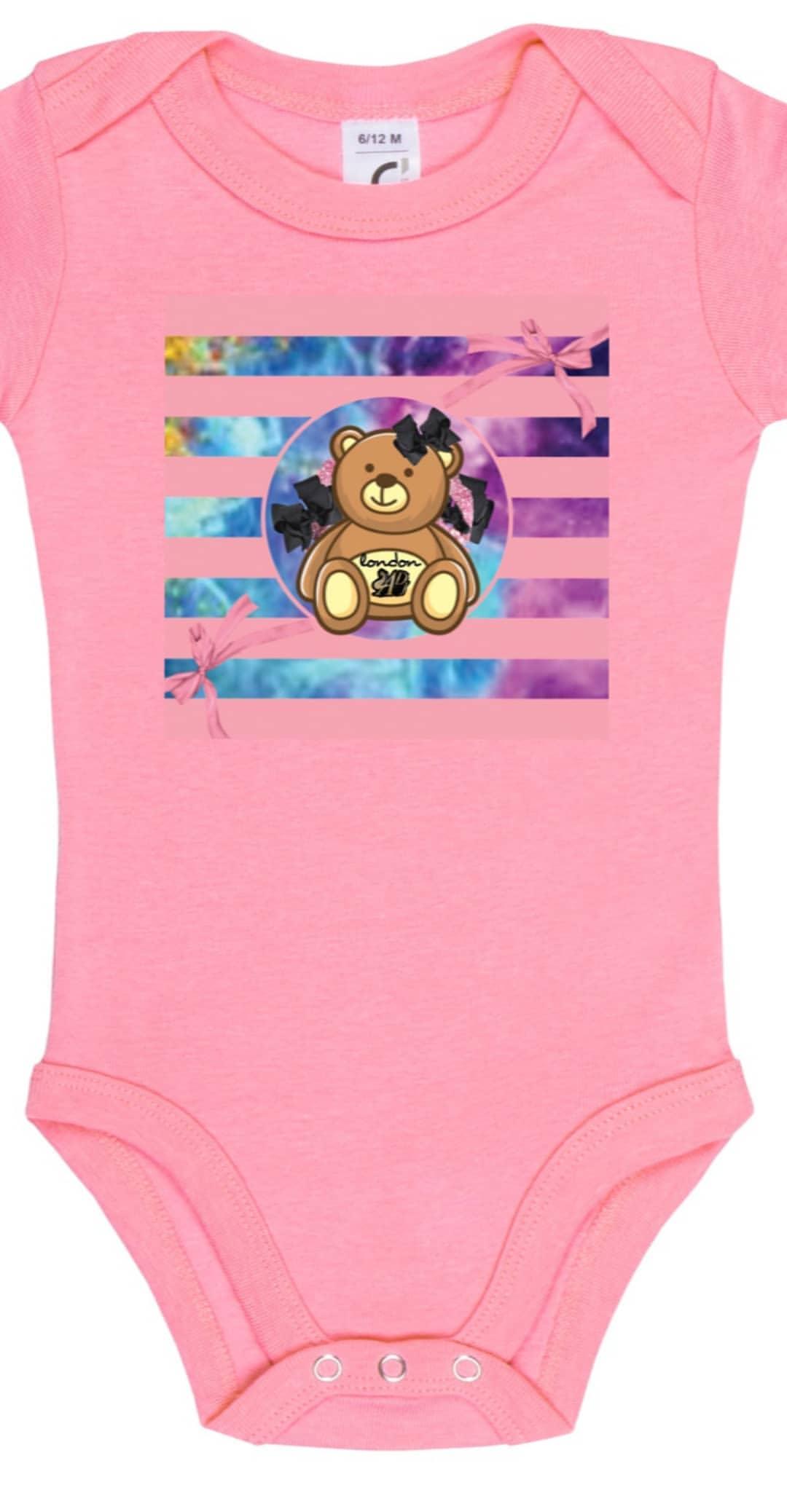 DESIGNER PINK STRIPES BABY/KIDS ONESIE
