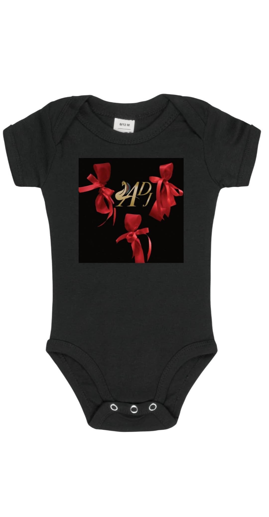 RED BOW DESIGNER BABY/KIDS ONESIE