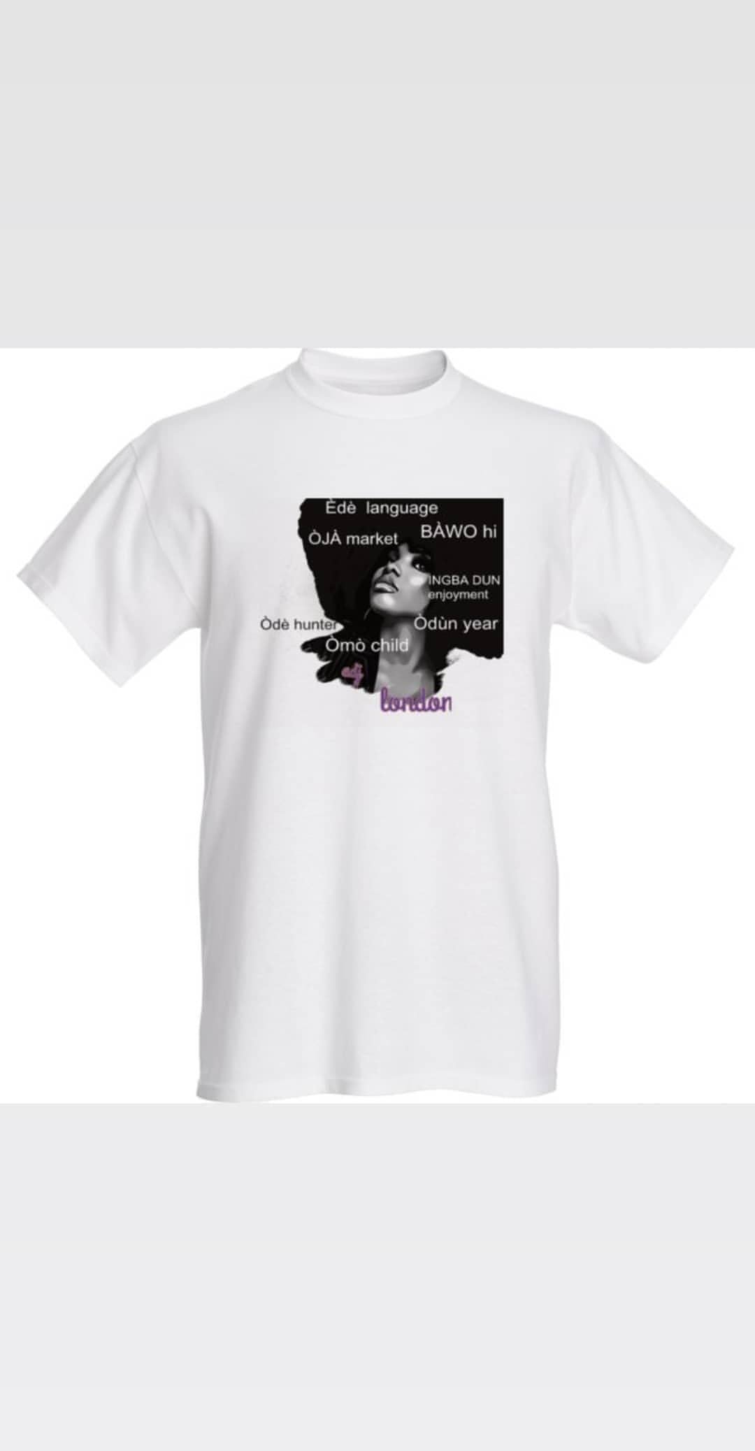 AFRO YORÙBÀ WORDS T SHIRT