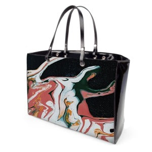 MARBEL SWIRL CUSTOM DESIGNER HAND BAG