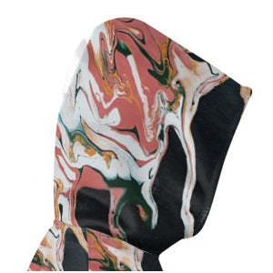 COLOUR SPILLS PATTERN HOODIE