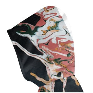 COLOUR SPILLS PATTERN HOODIE
