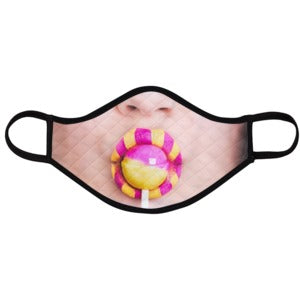 LOLLIPOP IN MOUTH FACE MASK