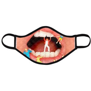 MOUTH UDER CONSTRUCTION FACE MASK