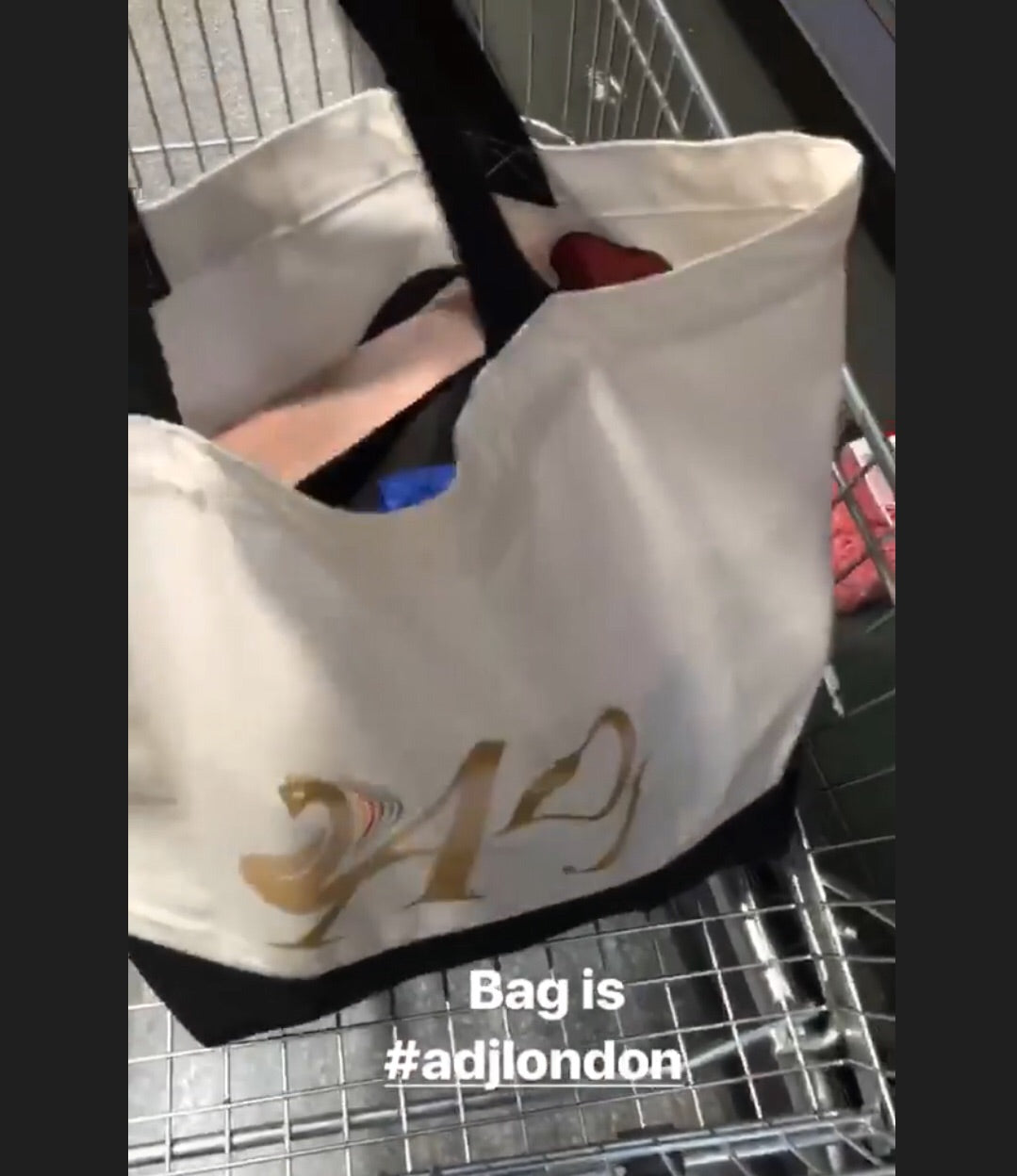 ADJ LONDON DESIGNER TOTE BAG ENTWINED