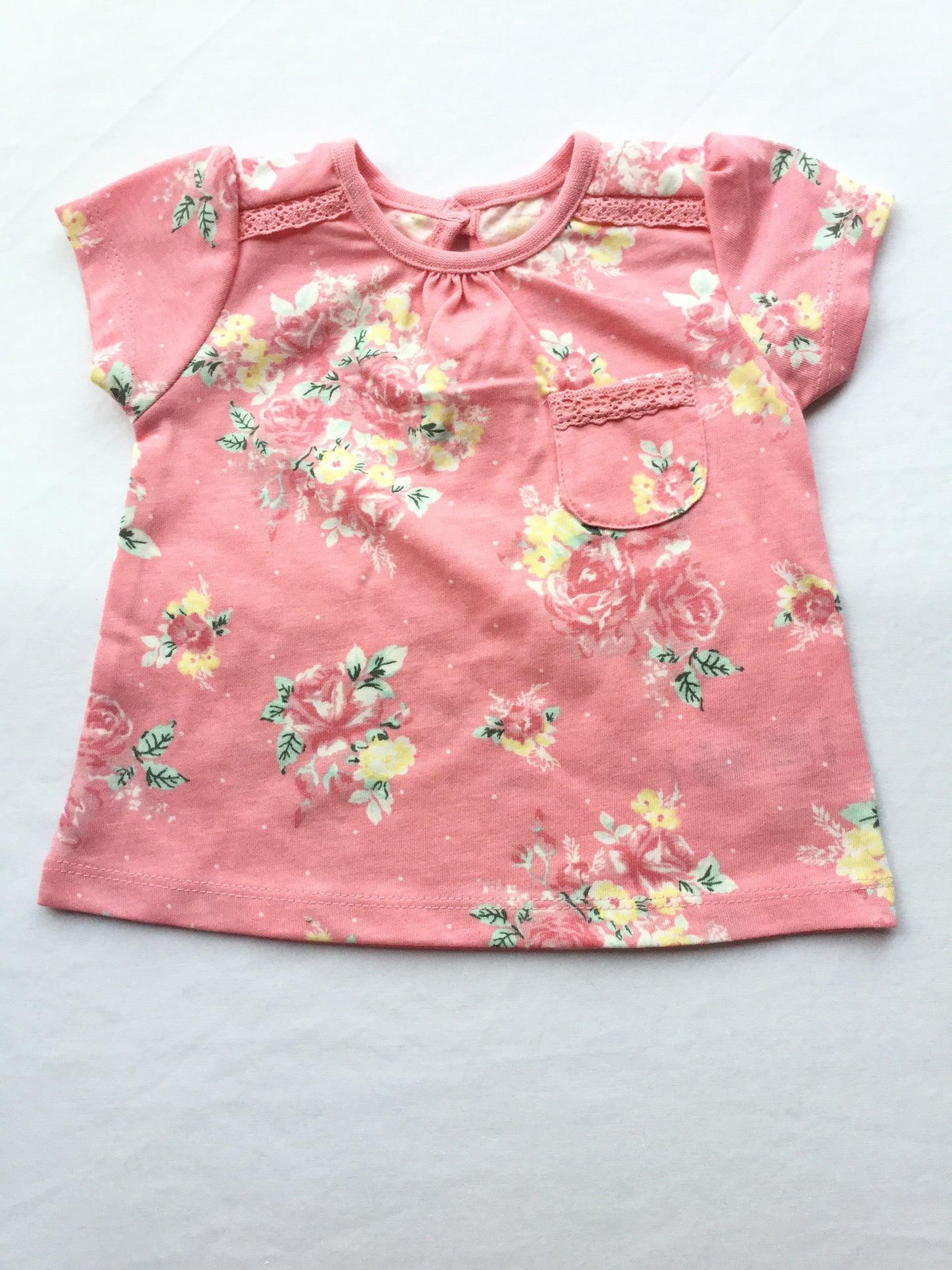FLORAL TOP AND CREAM POLKA DOT KIDS